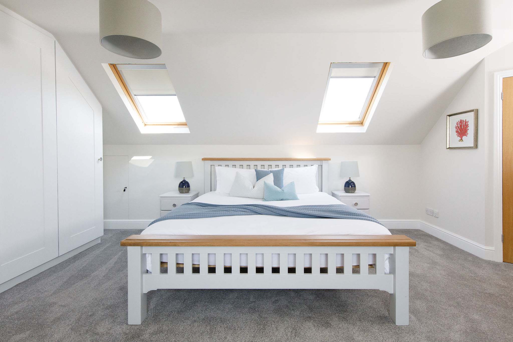 You're guaranteed a peaceful night sleep, with luxury linen and comfy bedding.