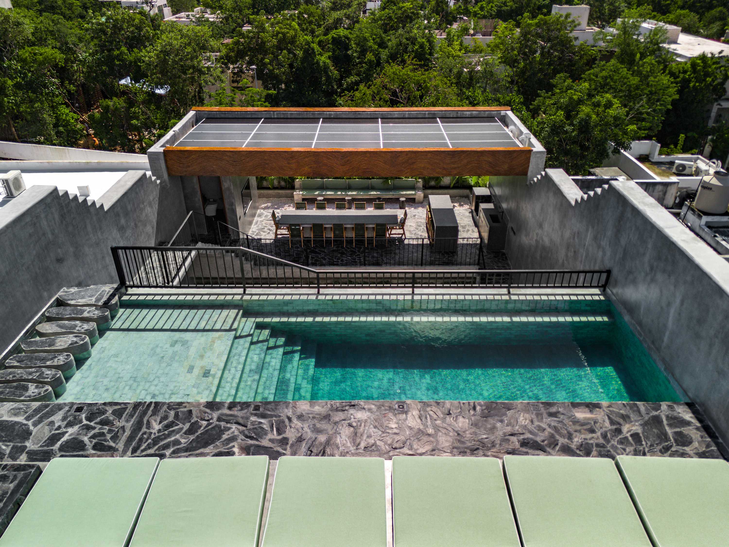 Architectural Jungle Villa with Rooftop Pool & Bar — Tulum, Quintana Roo — vacation rental