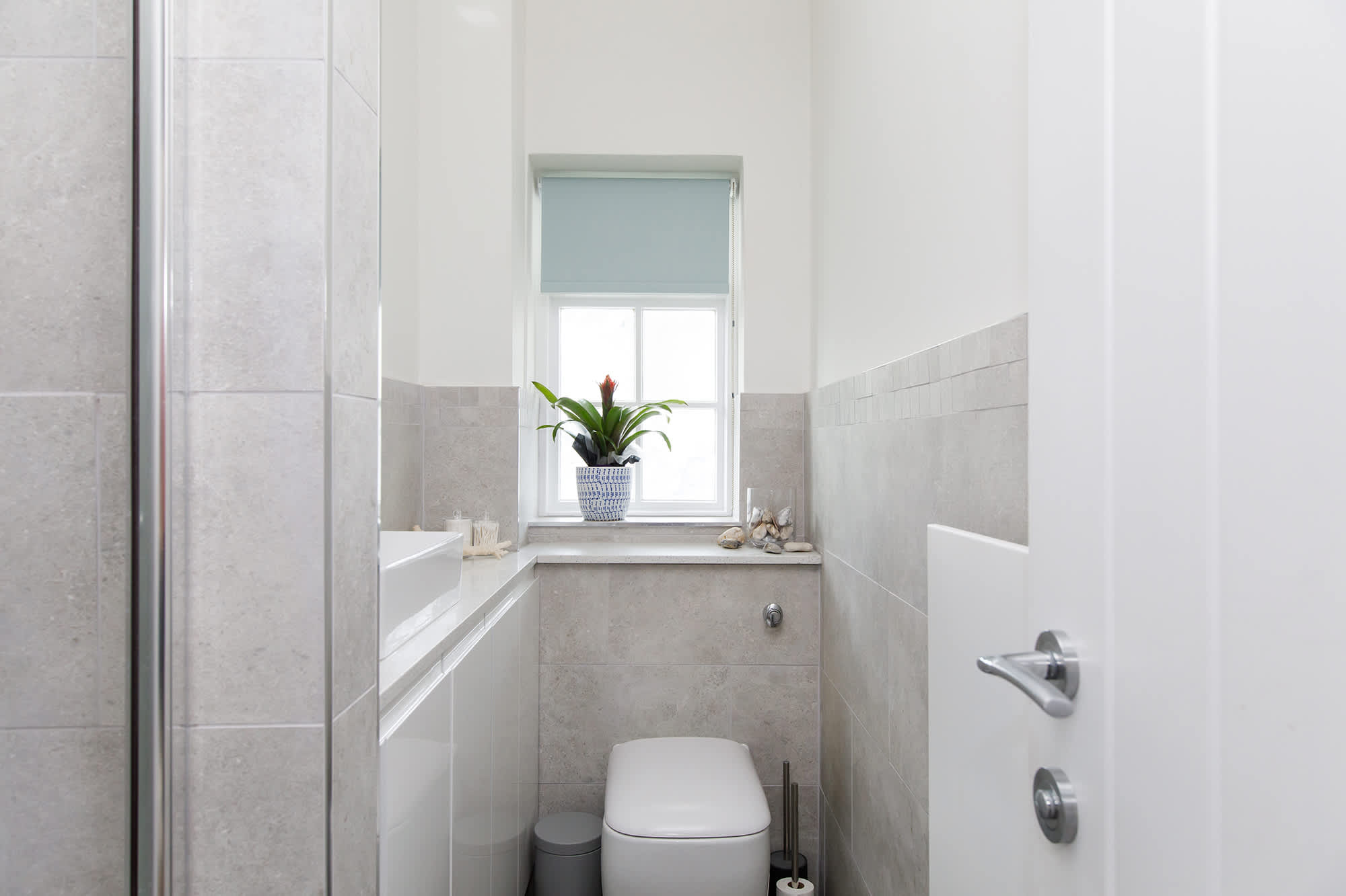 There is a handy downstairs shower room with WC.