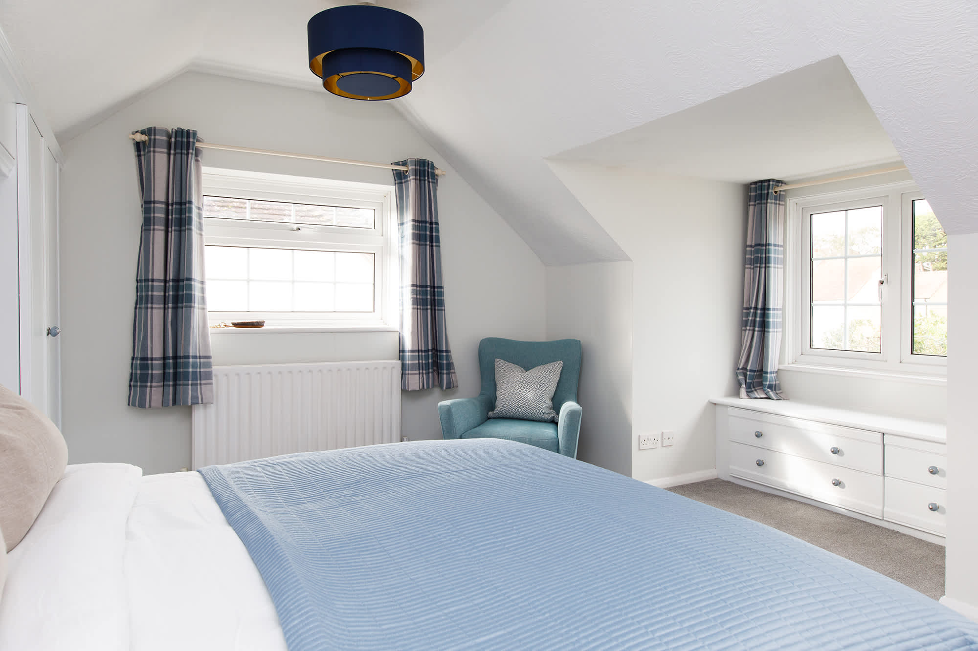 Each king room has wardrobe space and plenty of draws.