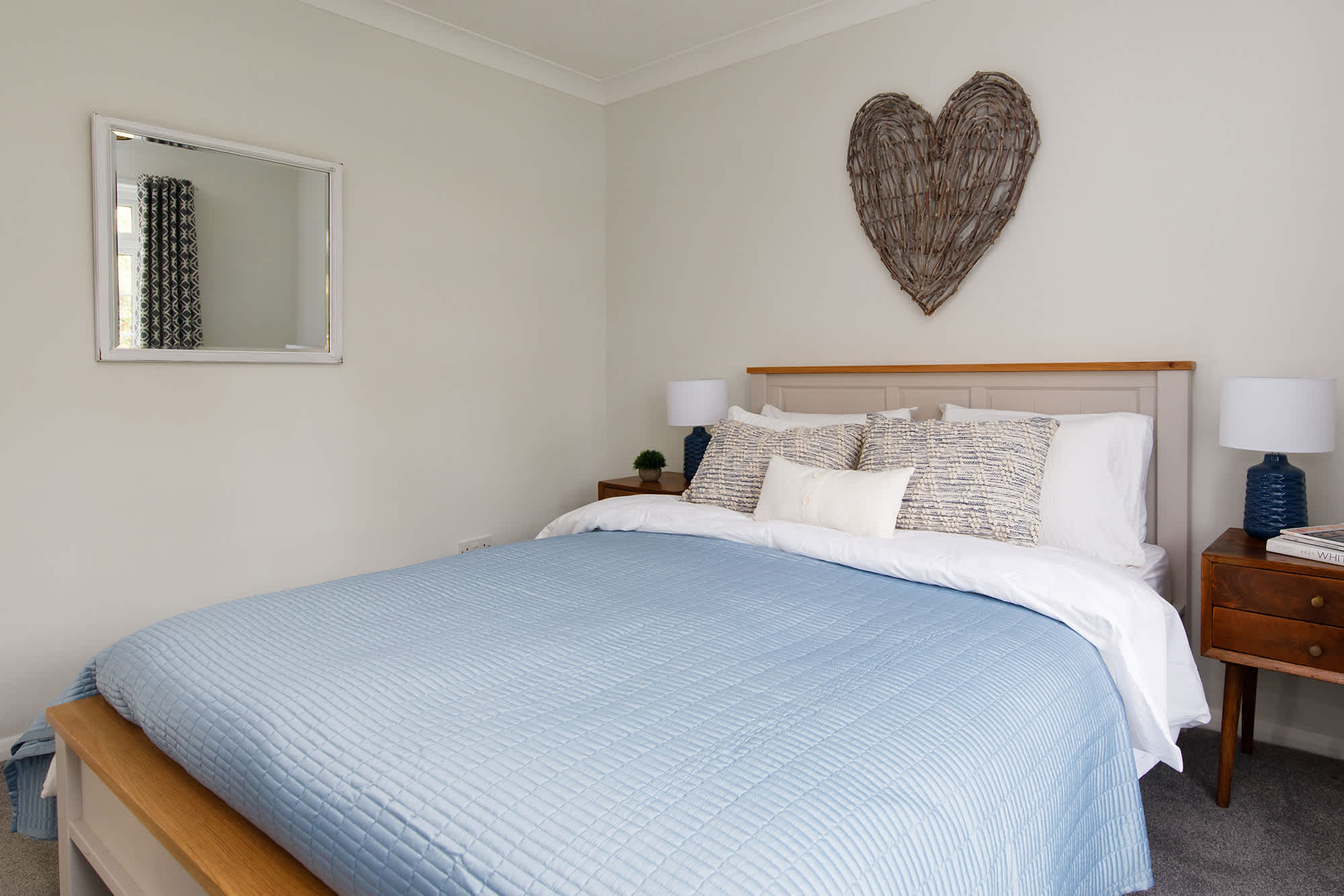 You're guaranteed a peaceful night sleep, with luxury linen and comfy bedding..