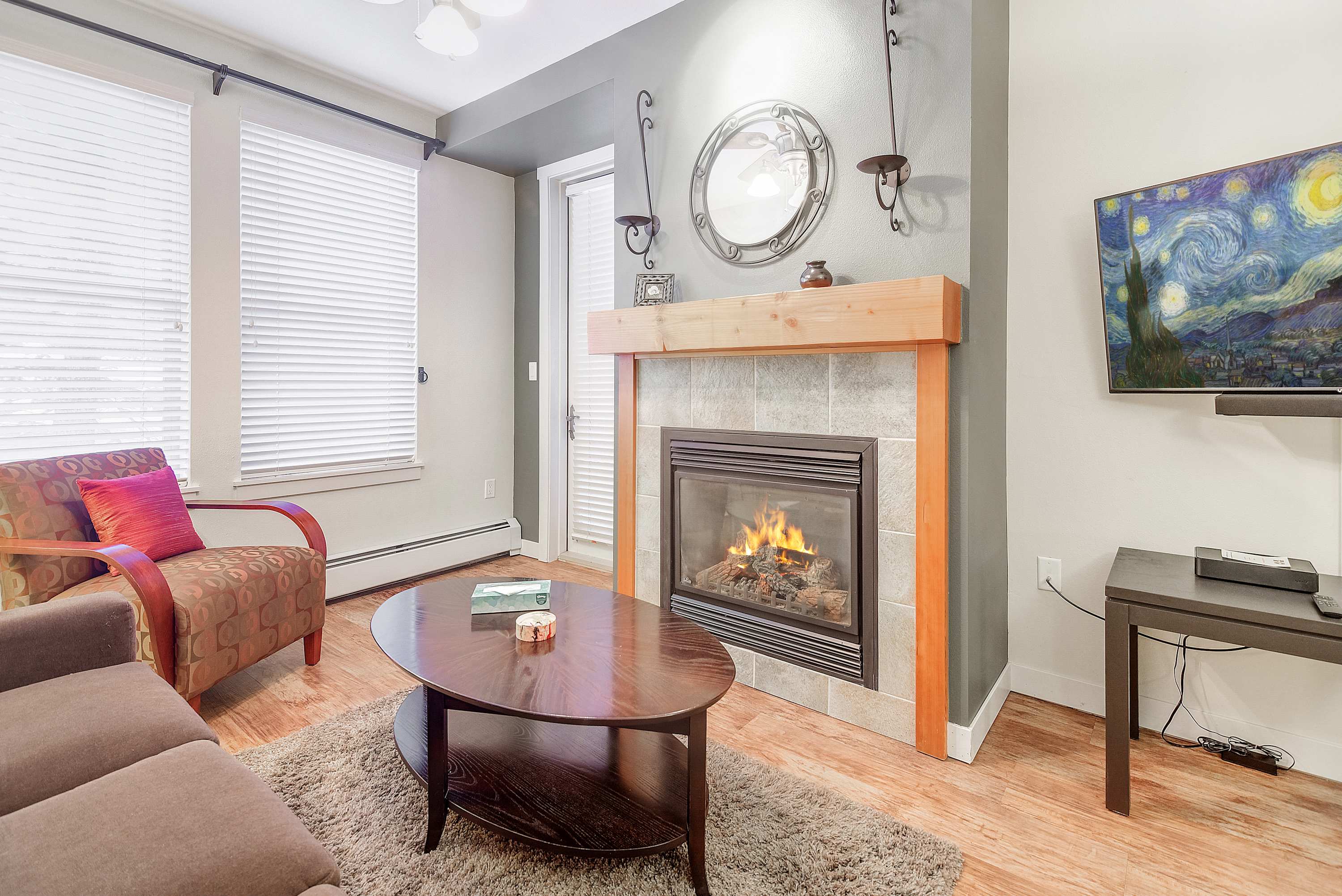 Spacious 1BR, Fireplace, Amenities Deck | WP Resort | Ski-in/out