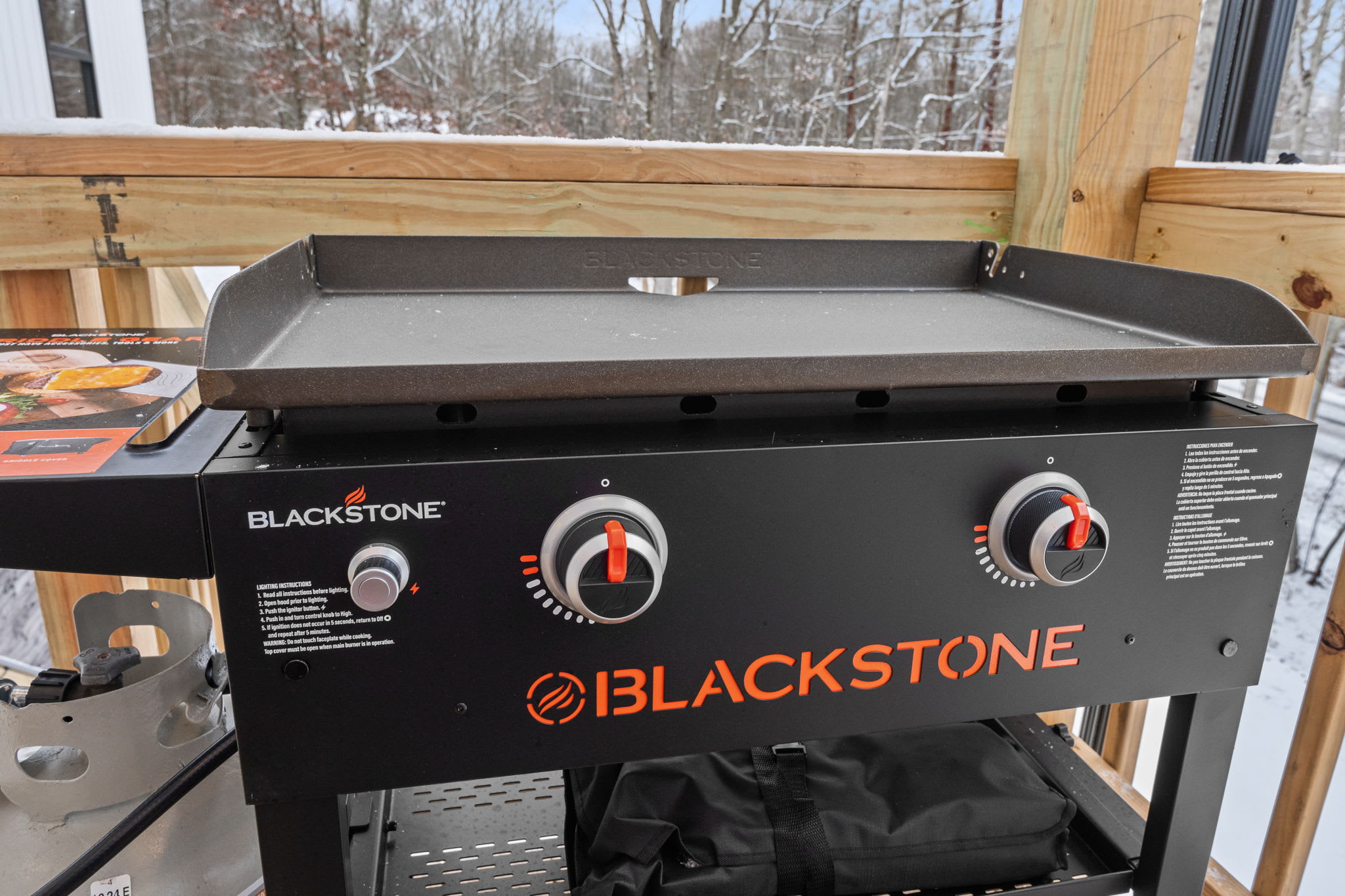 Fire up this Blackstone griddle and enjoy outdoor cooking with a view! Perfect for making breakfast, burgers, or sizzling steaks on the deck.