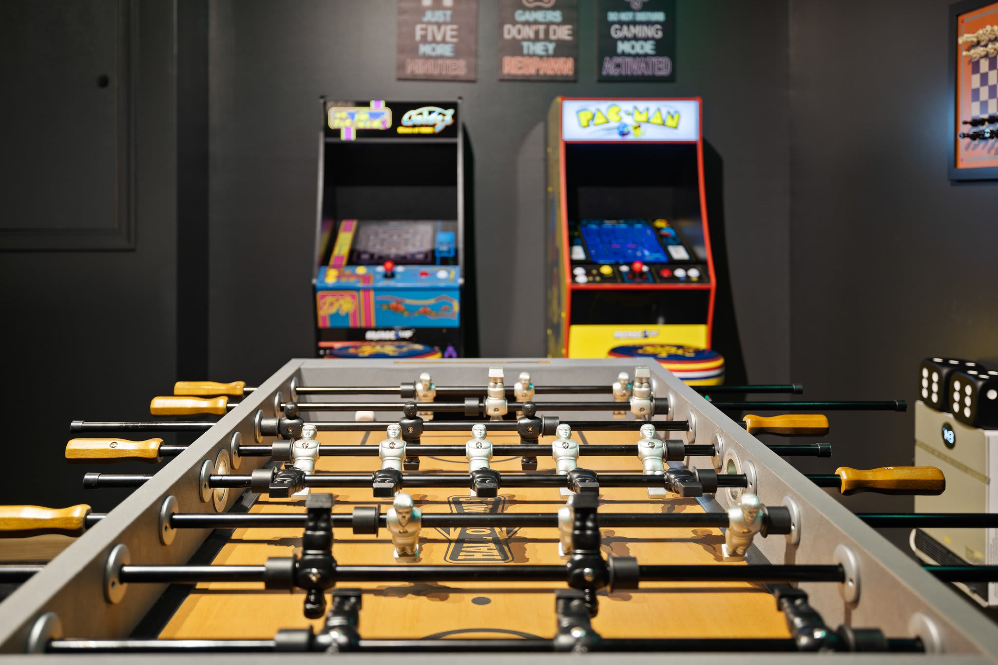 Level Up Your Stay
Foosball, flashing lights, and full-on arcade feels, this is where the real vacation fun happens.