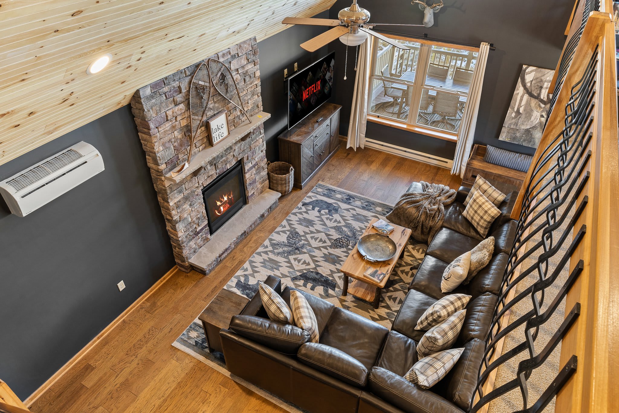 Soaring ceilings, a cozy hearth, and open-air views, this is your new favorite gathering place.
