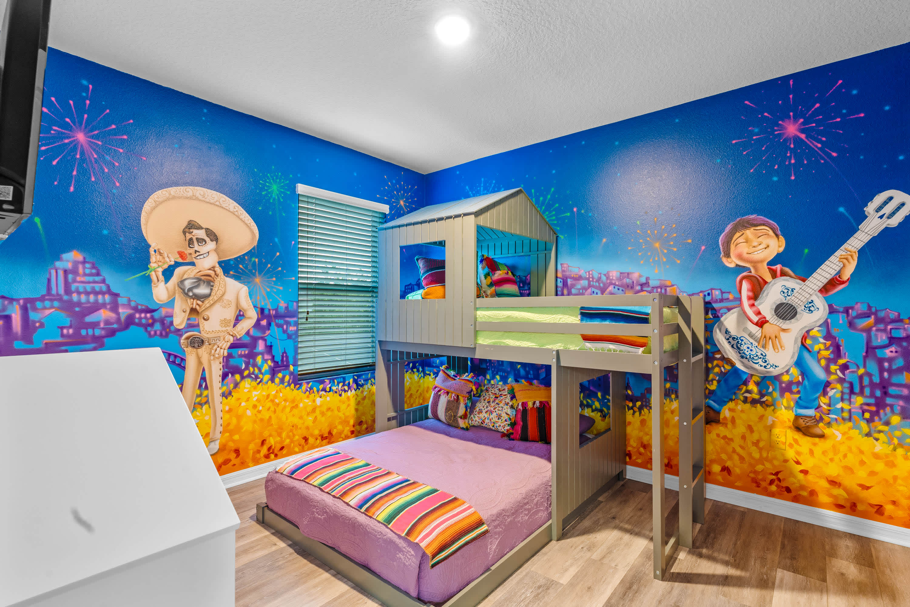 Second Floor - Bedroom 5 - Bunk Bed with Twin Bed over Full Bed
