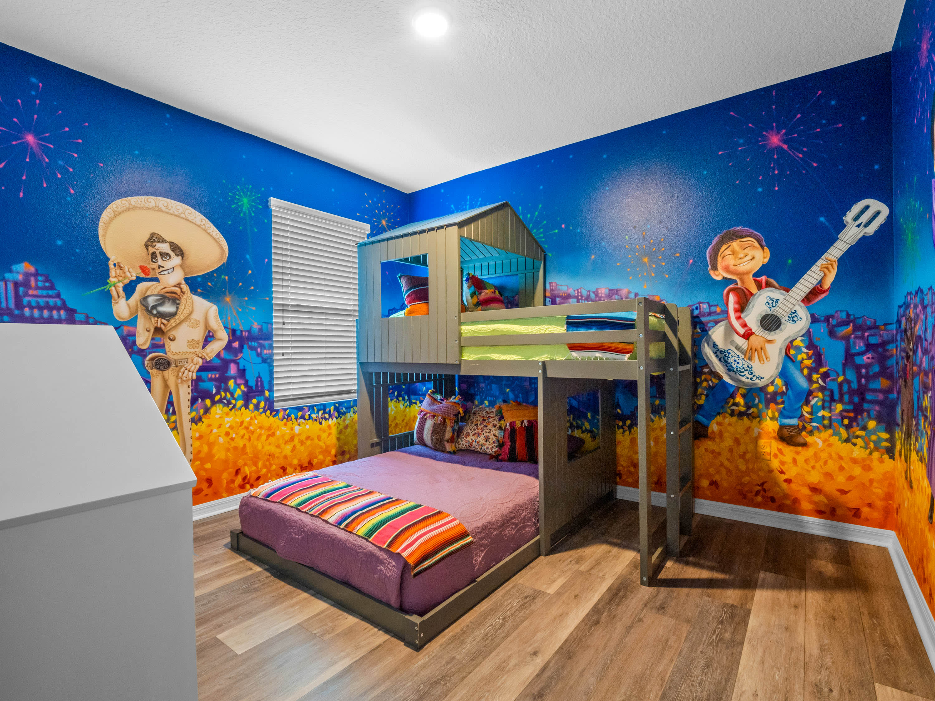 Second Floor - Bedroom 5 - Bunk Bed with Twin Bed over Full Bed
