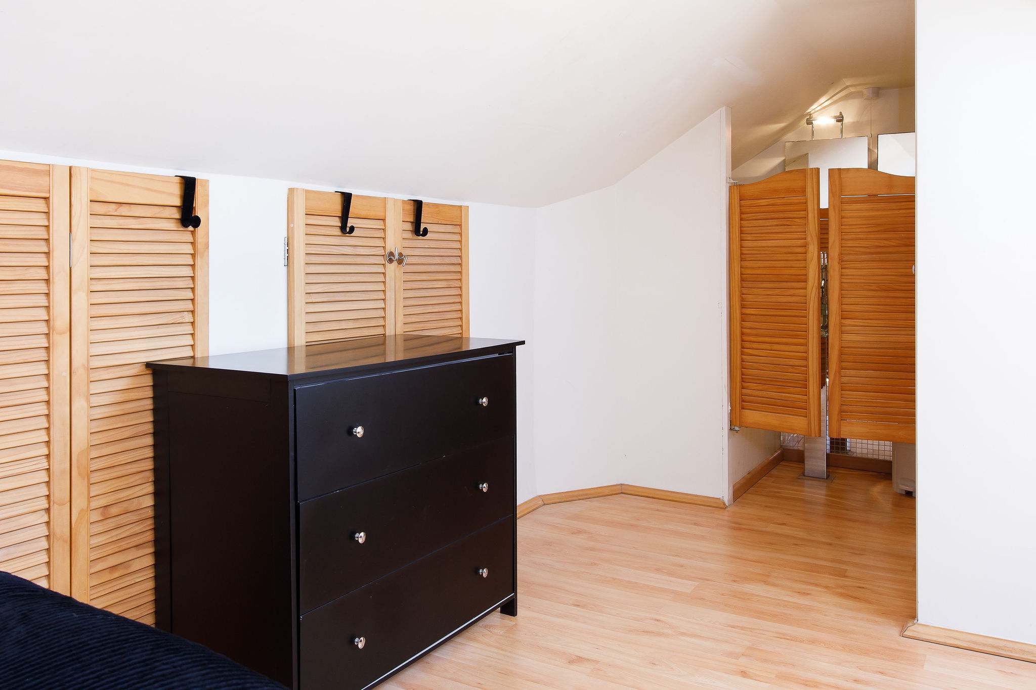 There is space to unpack your belongings, so make yourself at home!