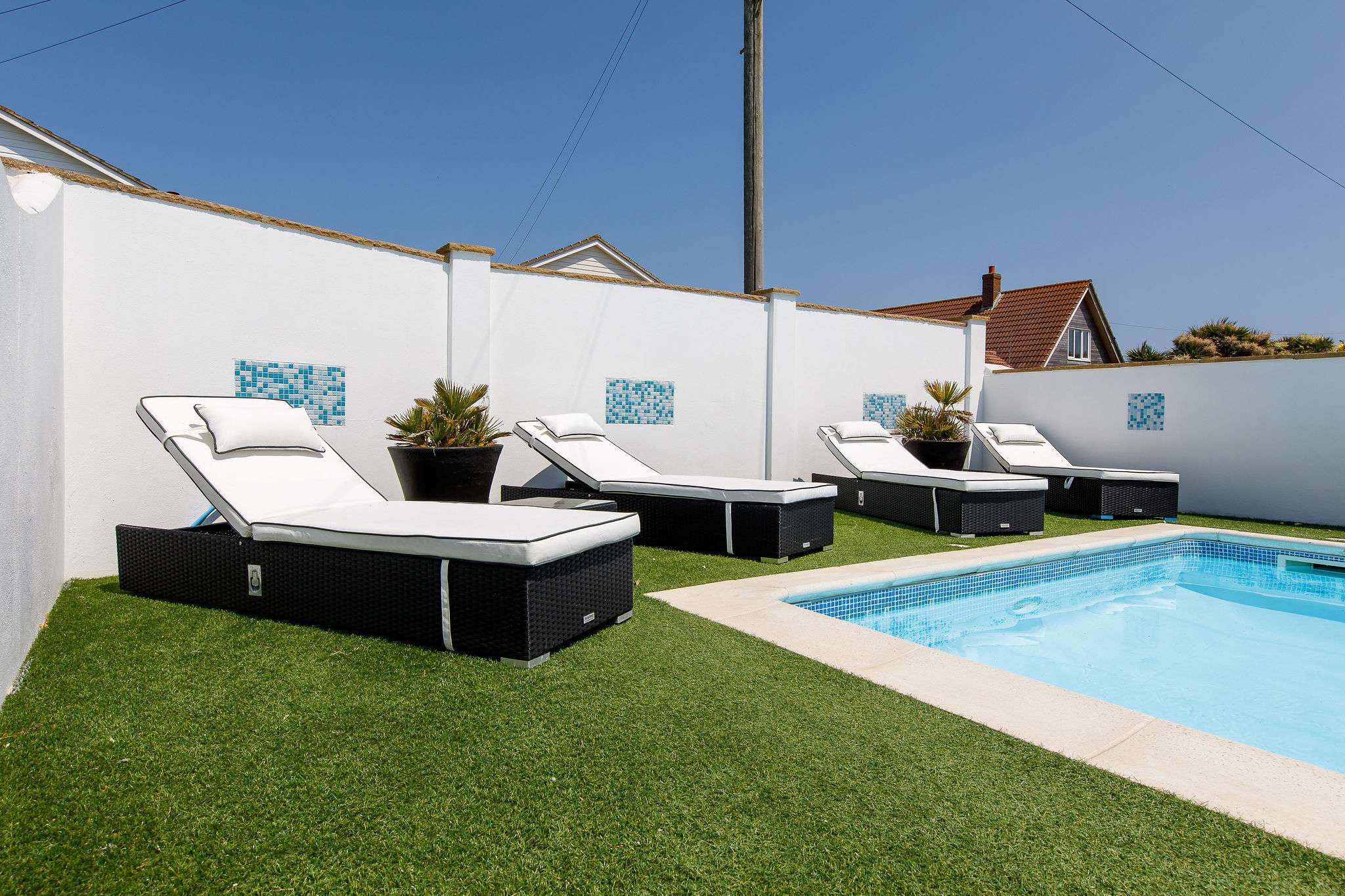 Catch a few rays while you relax around the pool.