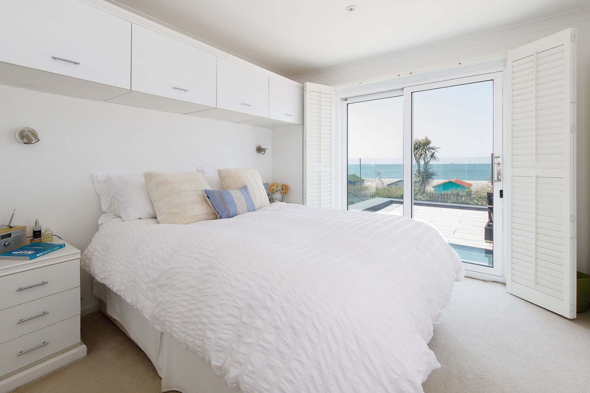 There are 4 comfy bedrooms, all with luxury pillows and bedding.