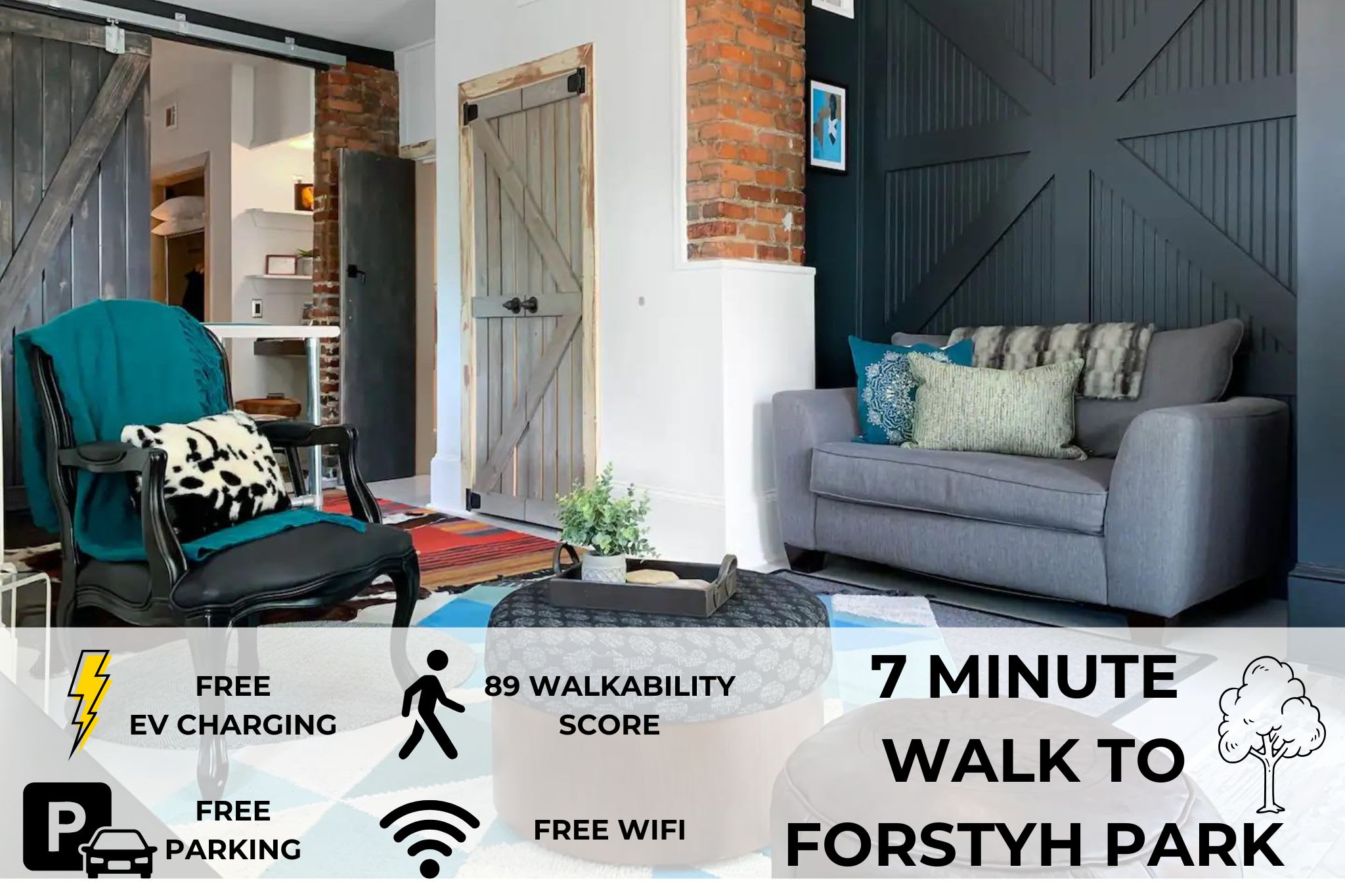 Stylish Savannah Condo: Steps to Forsyth Park  — Savannah, GA — vacation rental