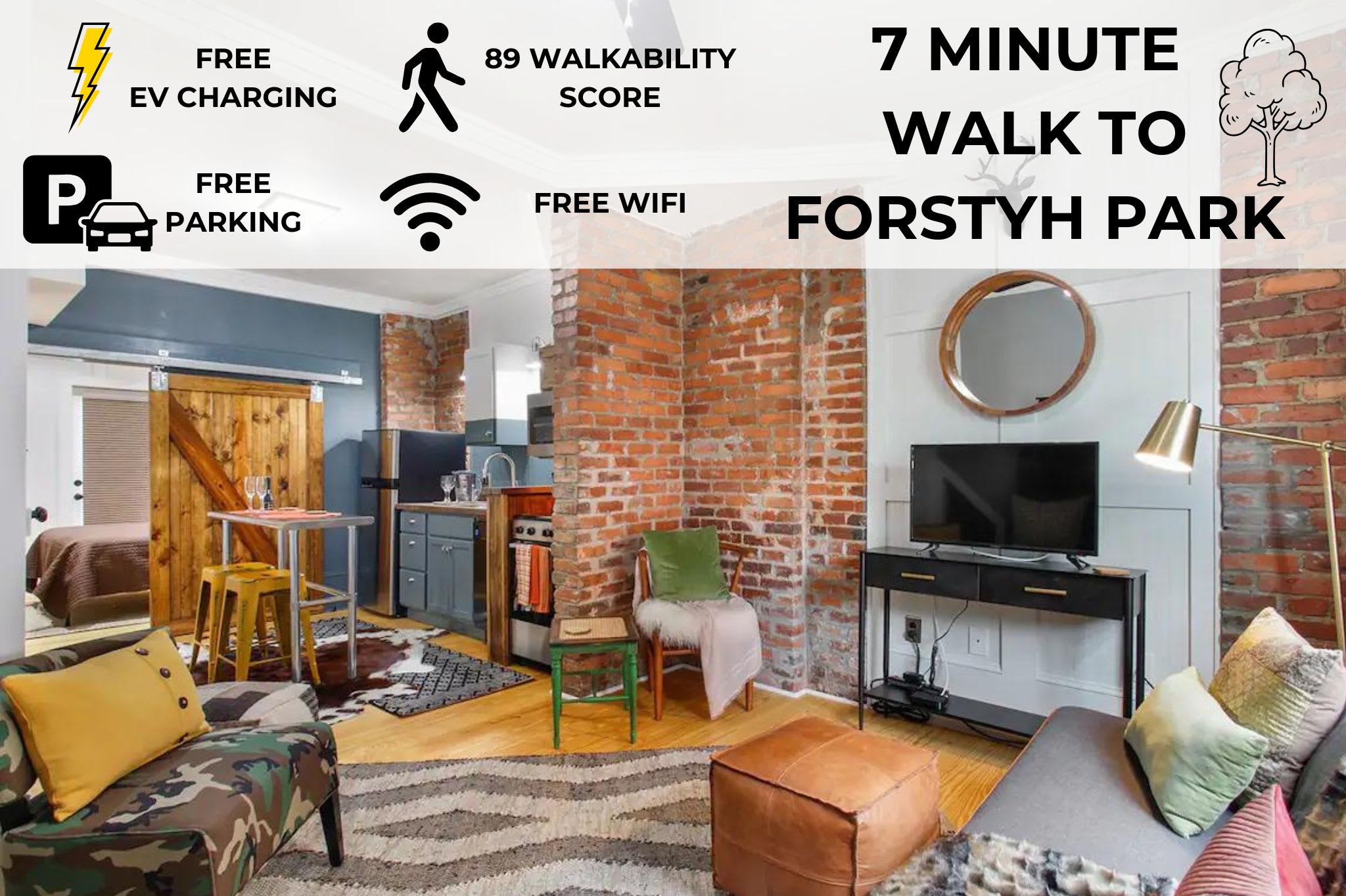 Historic Artsy Condo - 7min Walk to Forsyth Park! — Savannah, GA — vacation rental