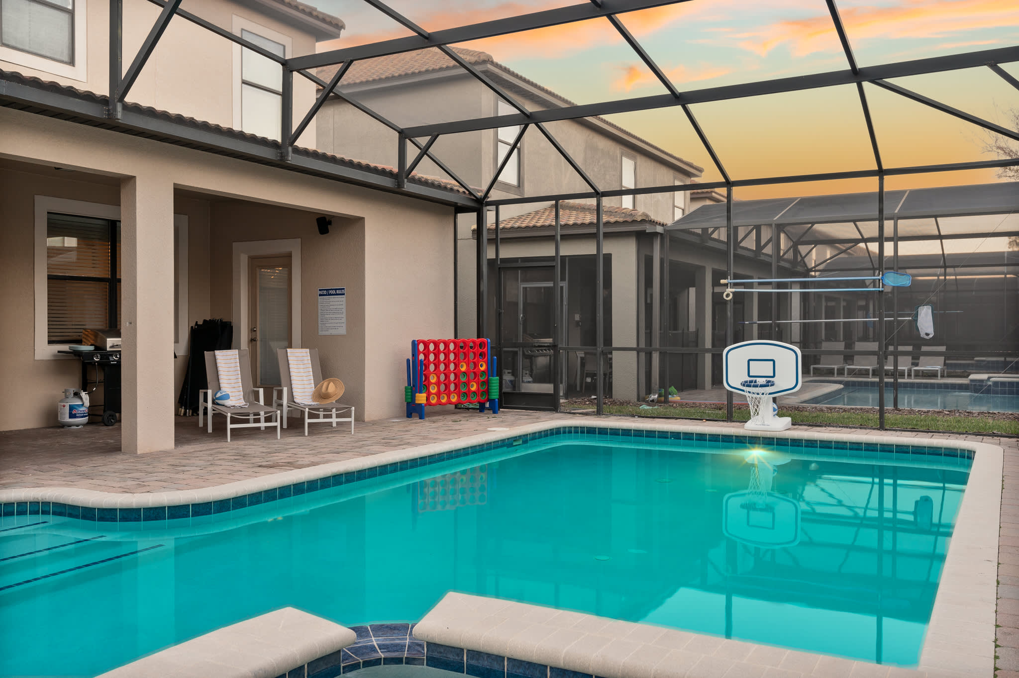 ChampionsGate villa w/ pool, hot tub & games