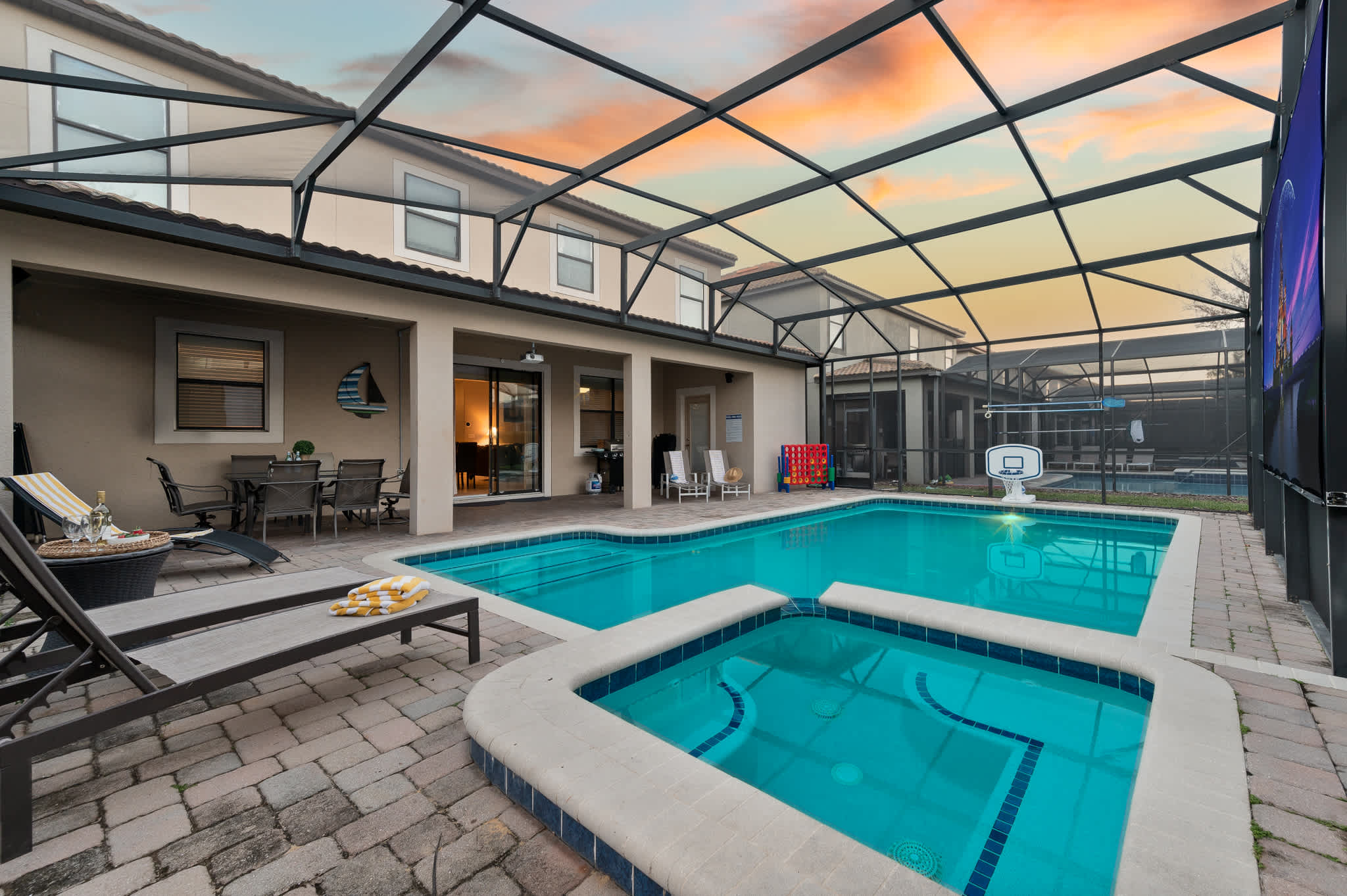 ChampionsGate villa w/ pool, hot tub & games