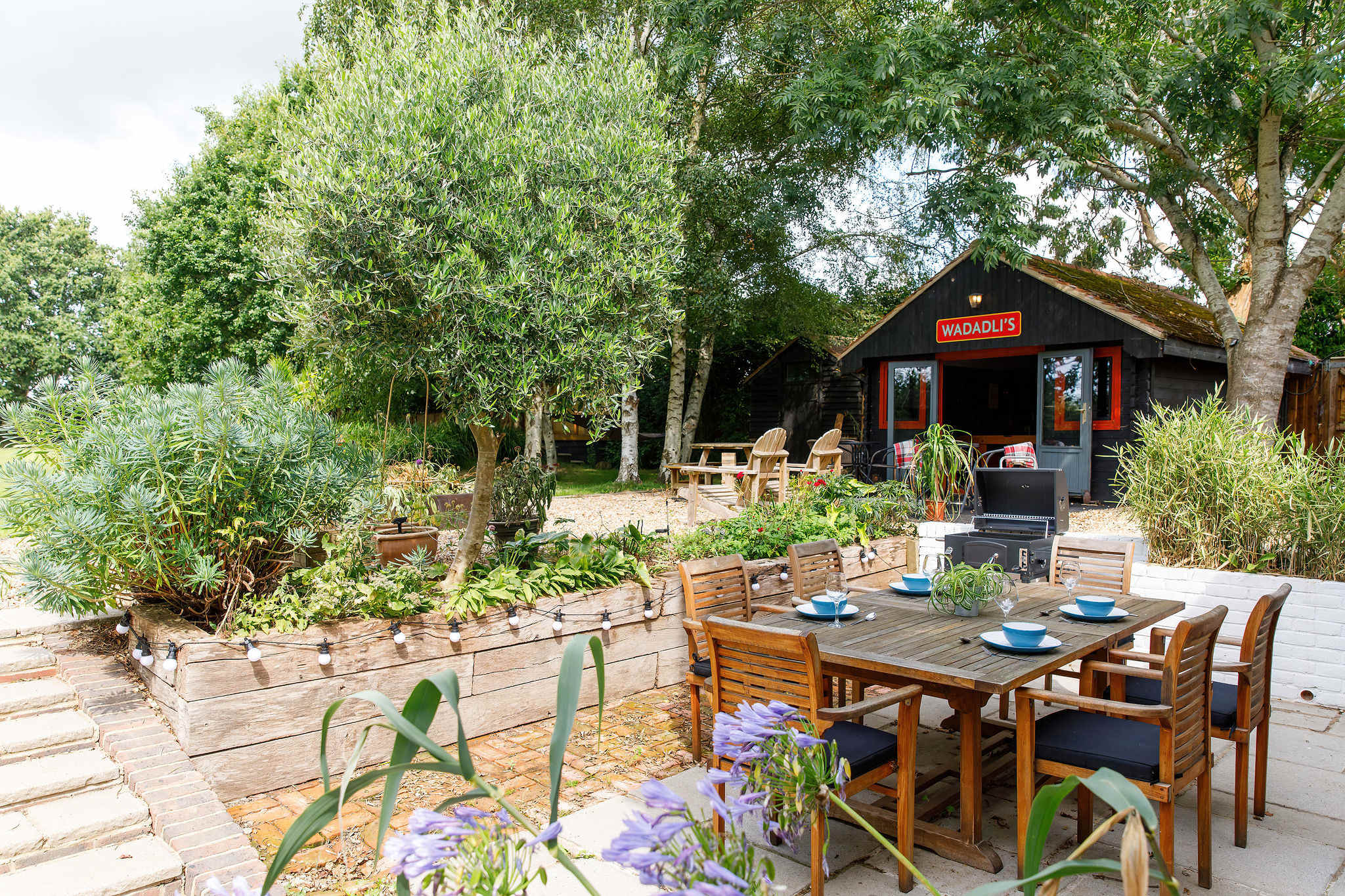 The outdoor area is perfect for socialising, with plenty of outdoor seating and separate bar.