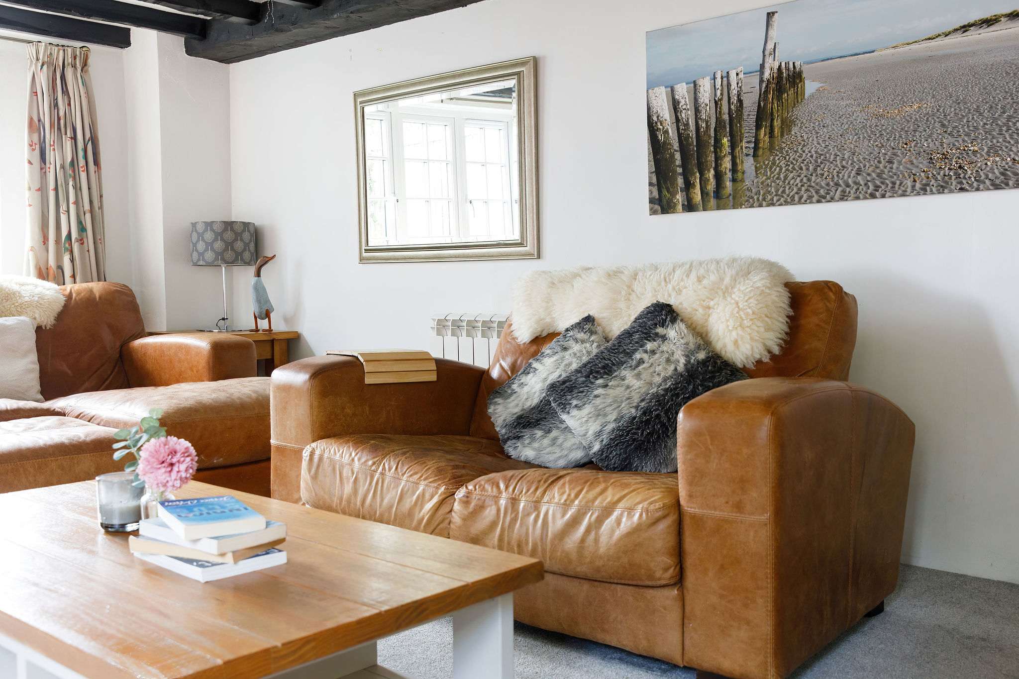 Get snug with cosy throws and cushions.