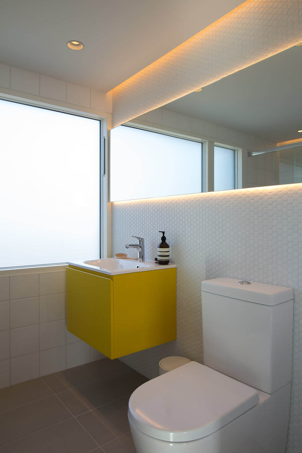 Getting ready for the day ahead or an evening out is a pleasure in the ensuite, with a large mirror, spacious shower and sink.