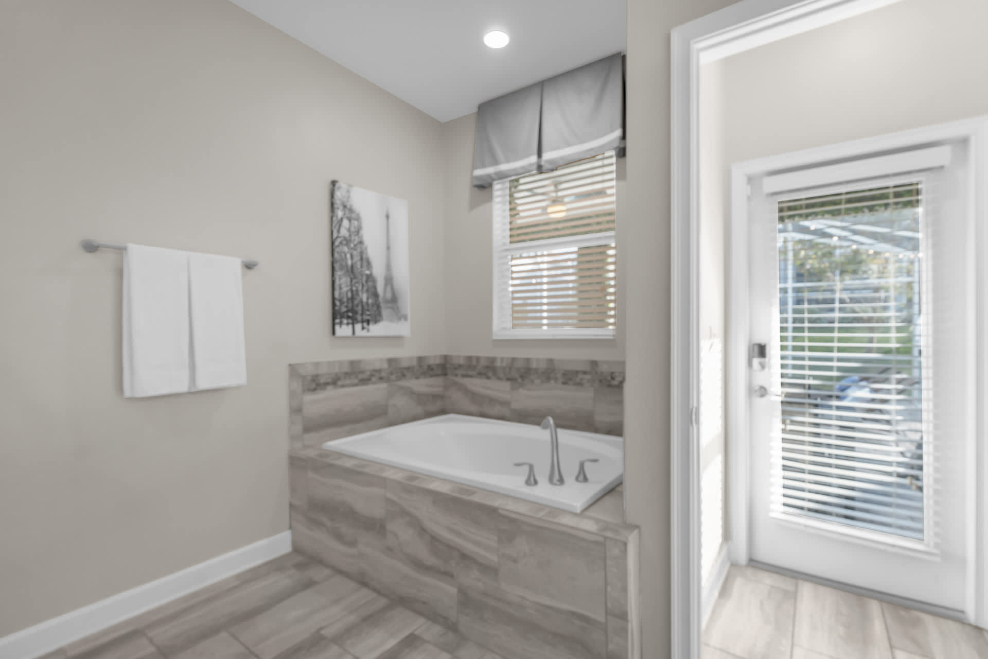 Primary Bedroom Ensuite with Patio Access
