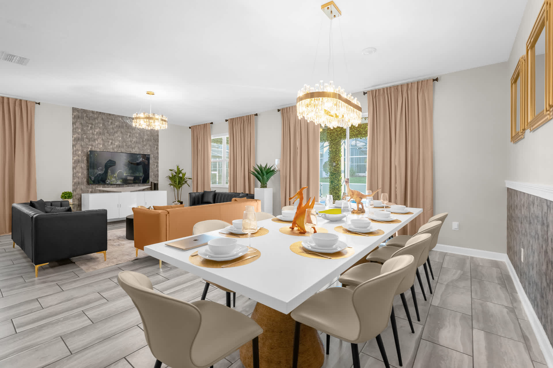 Spacious Family Dining Area for 10 Guests