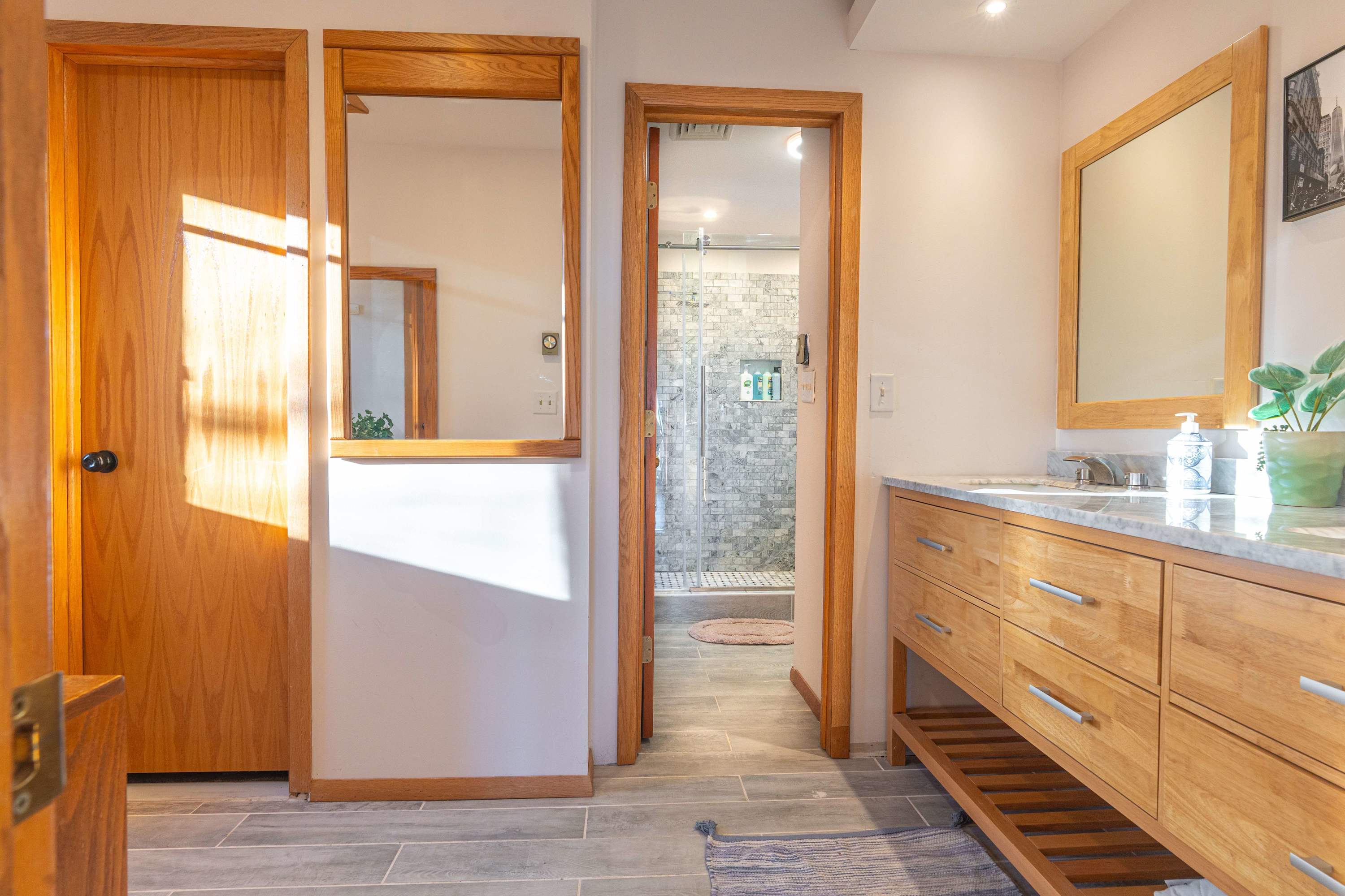 Natural light, modern design, and a spa-like shower, your getaway just got better.