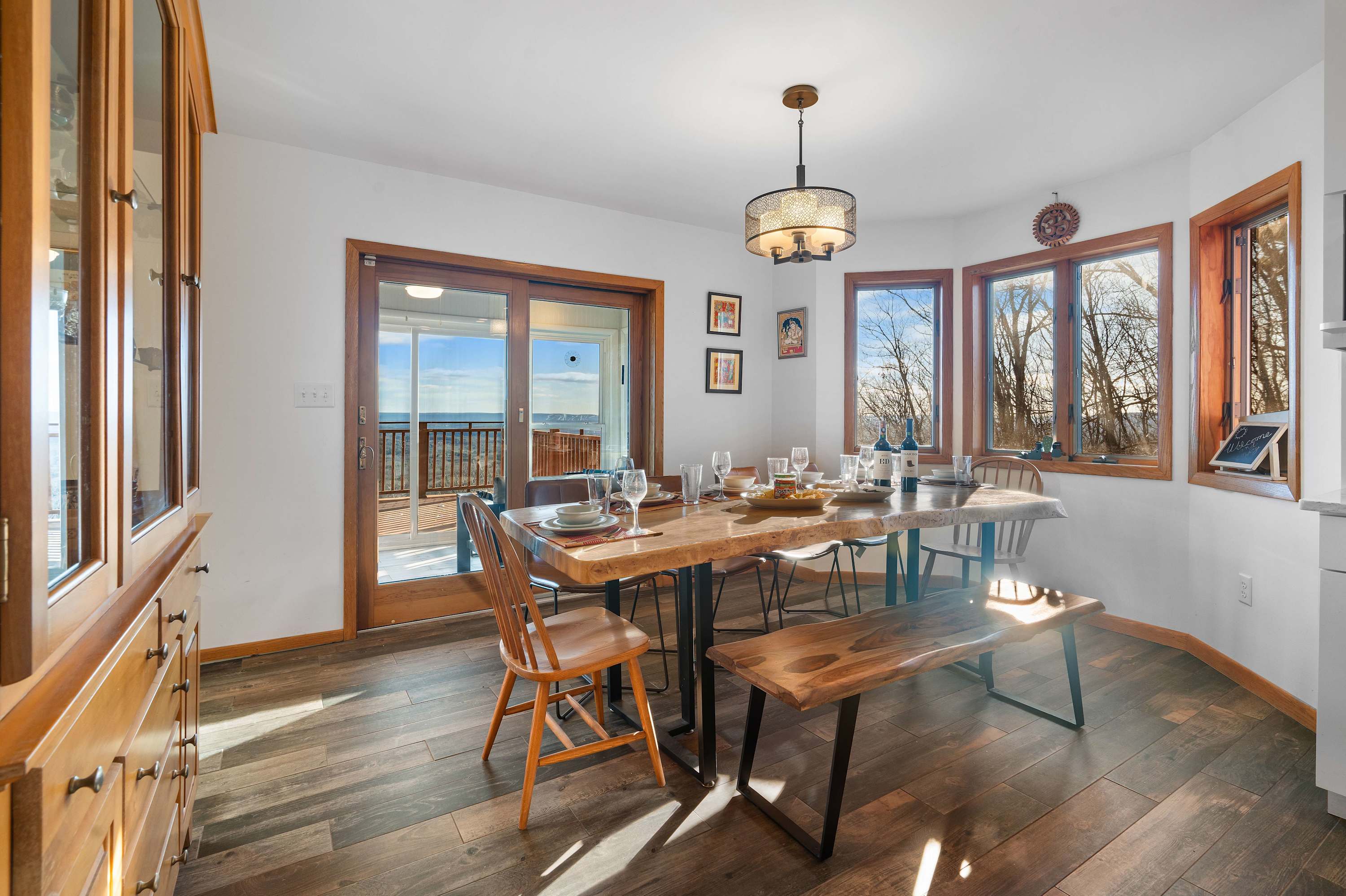 Dine with a view! Enjoy meals with stunning scenery all around.