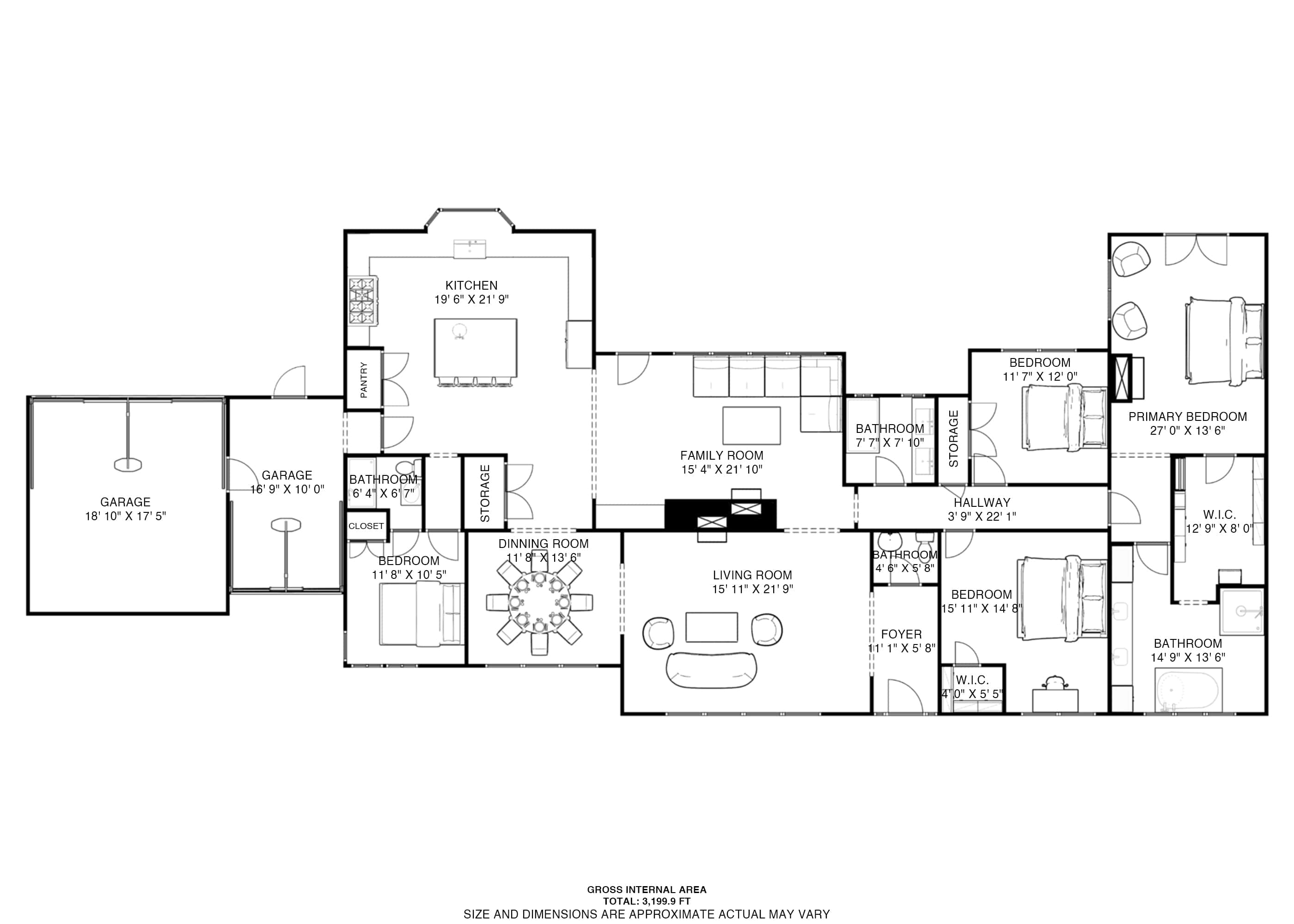 Discover the thoughtfully designed layout, offering seamless flow and comfort in every corner.
