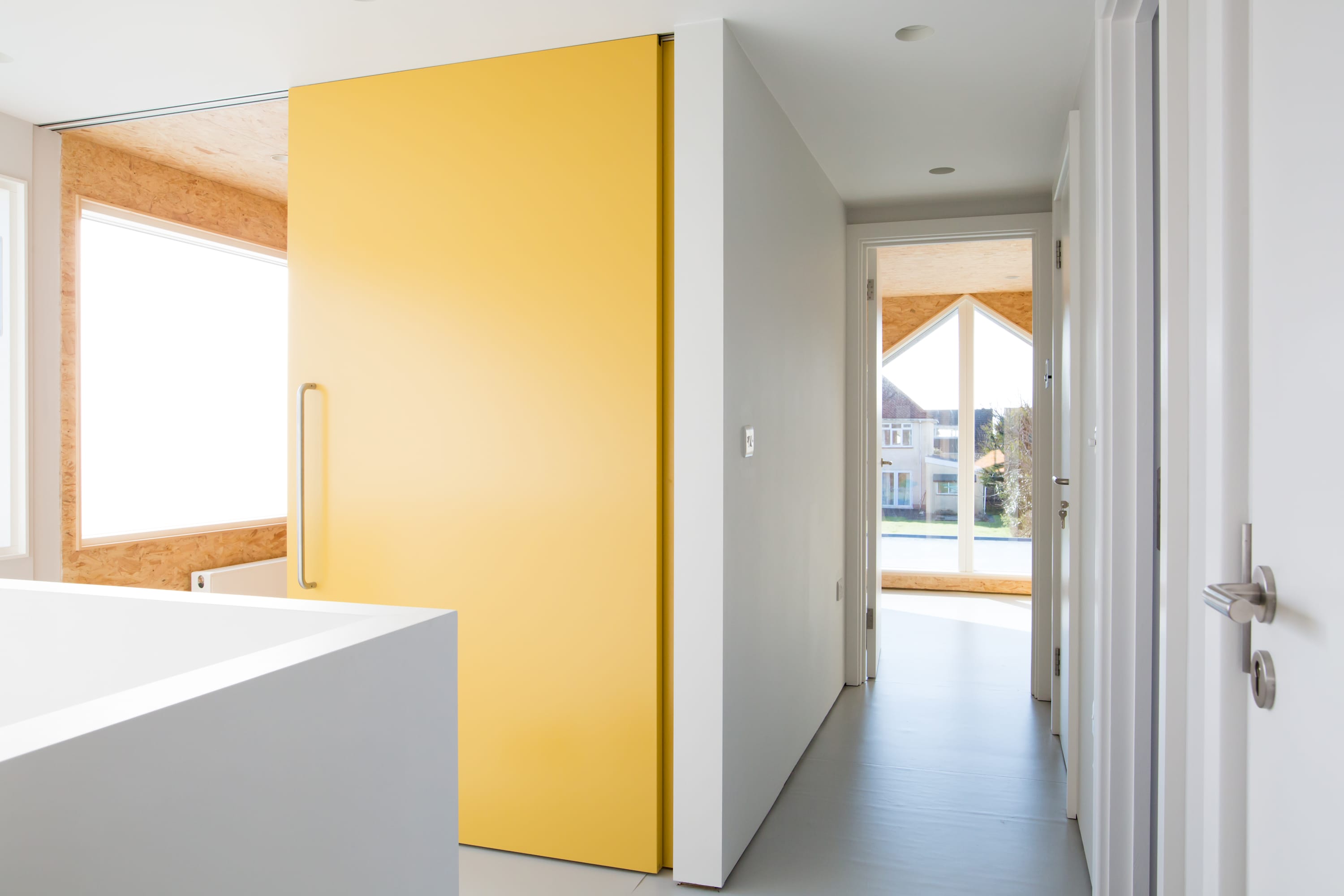 The landing leads to two bedroom, a family bathroom and The Pod...