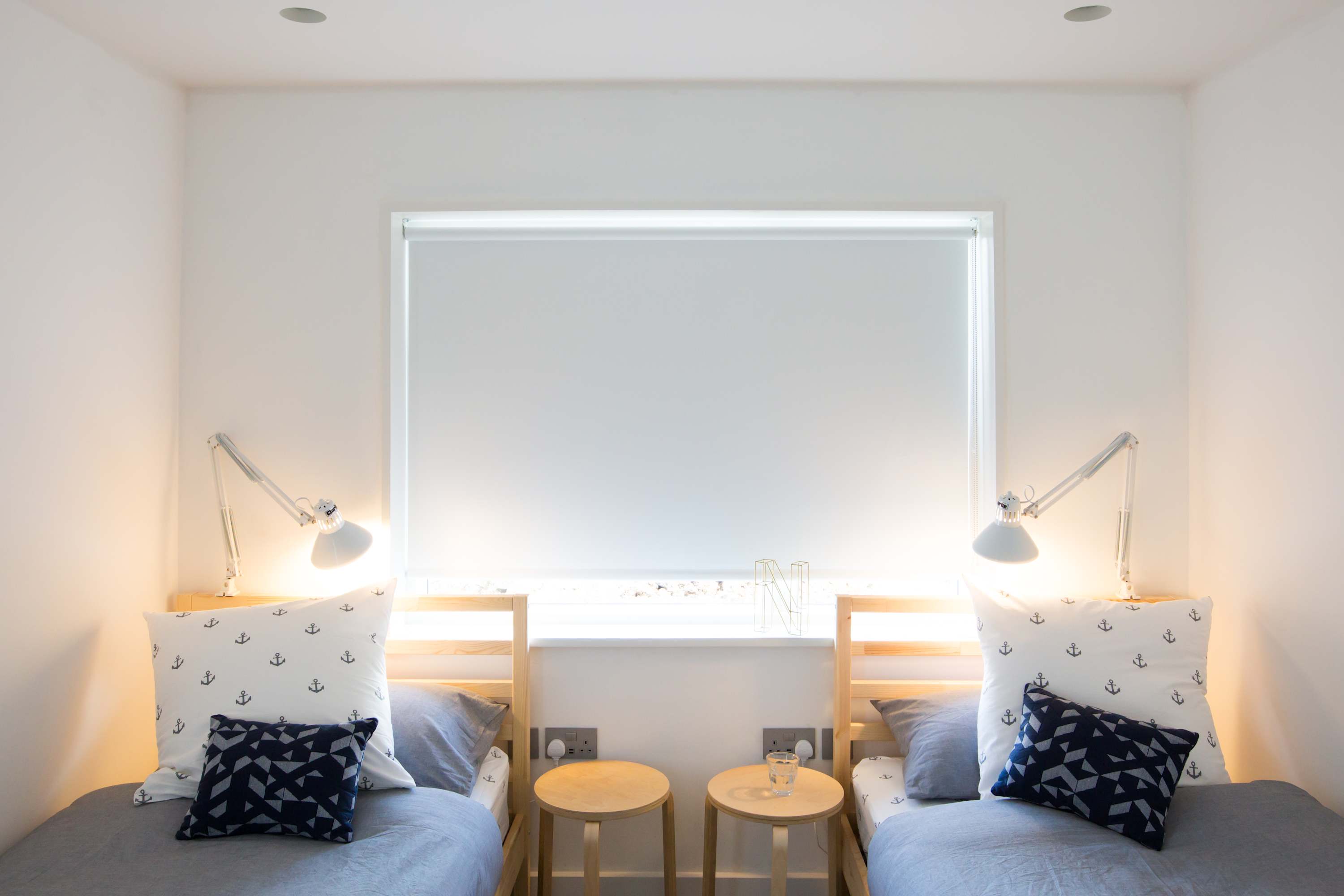 All rooms have reading lights and side table for ultimate comfort.