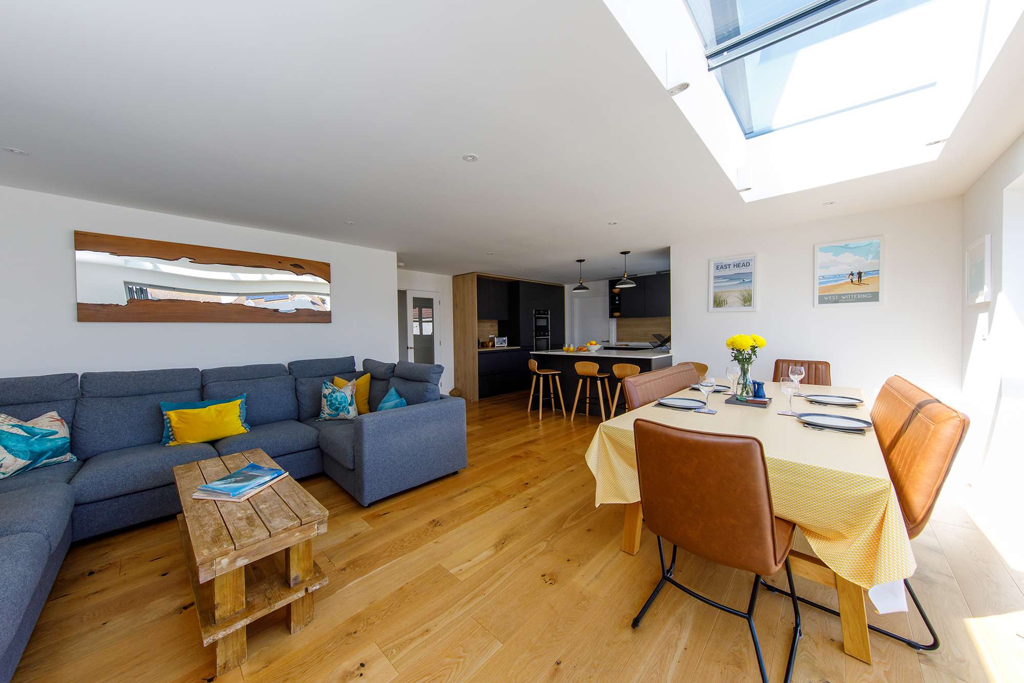 The ground floor open plan living is perfect for the whole family!