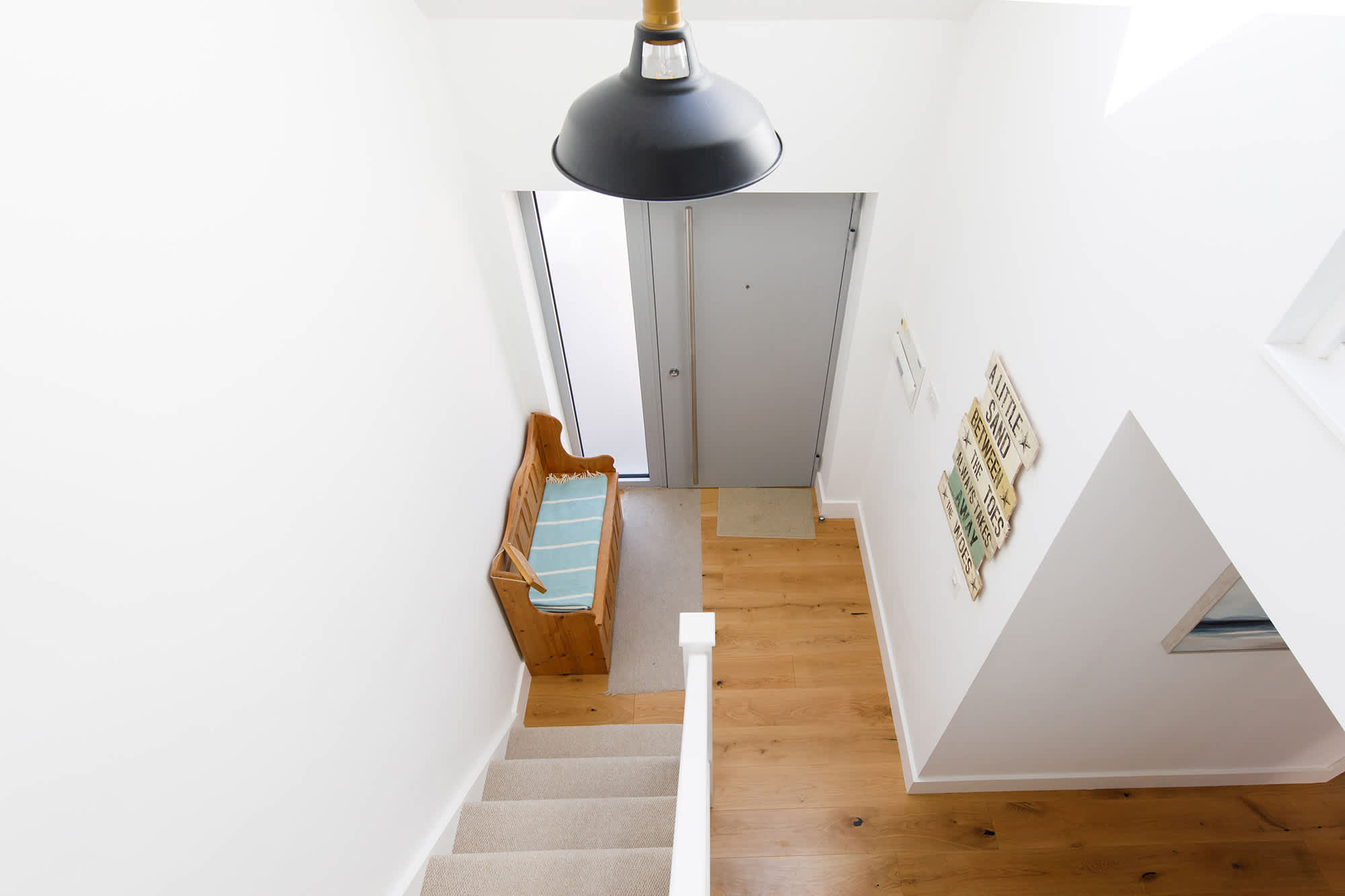 View of the entrance