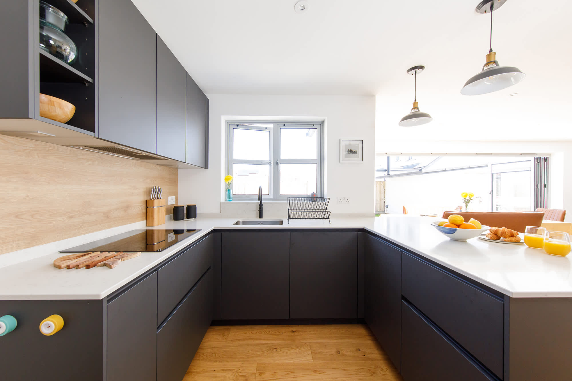 Spacious countertops and modern appliances allow you to prepare any meal imaginable