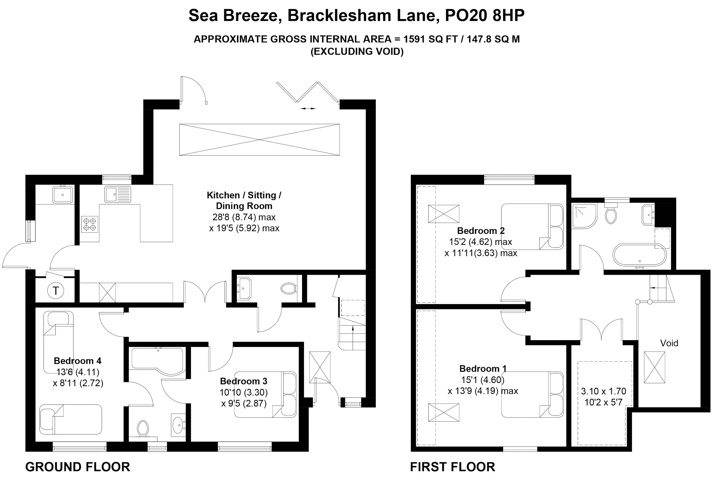 Pick your perfect bedroom using our floor plan