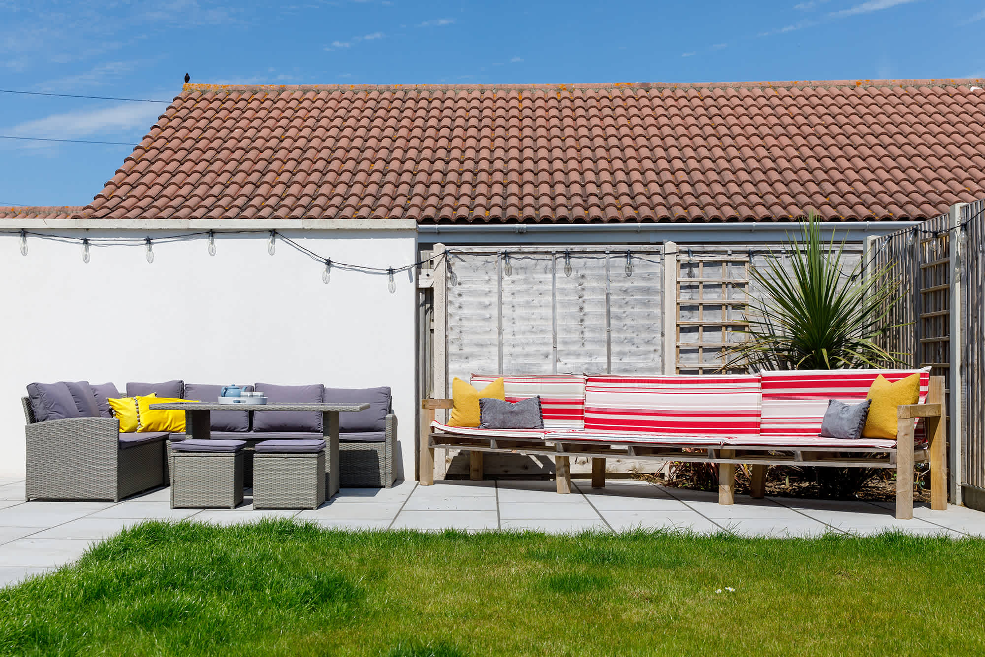 There are plenty of outdoor spaces to sit back and soak up the sun