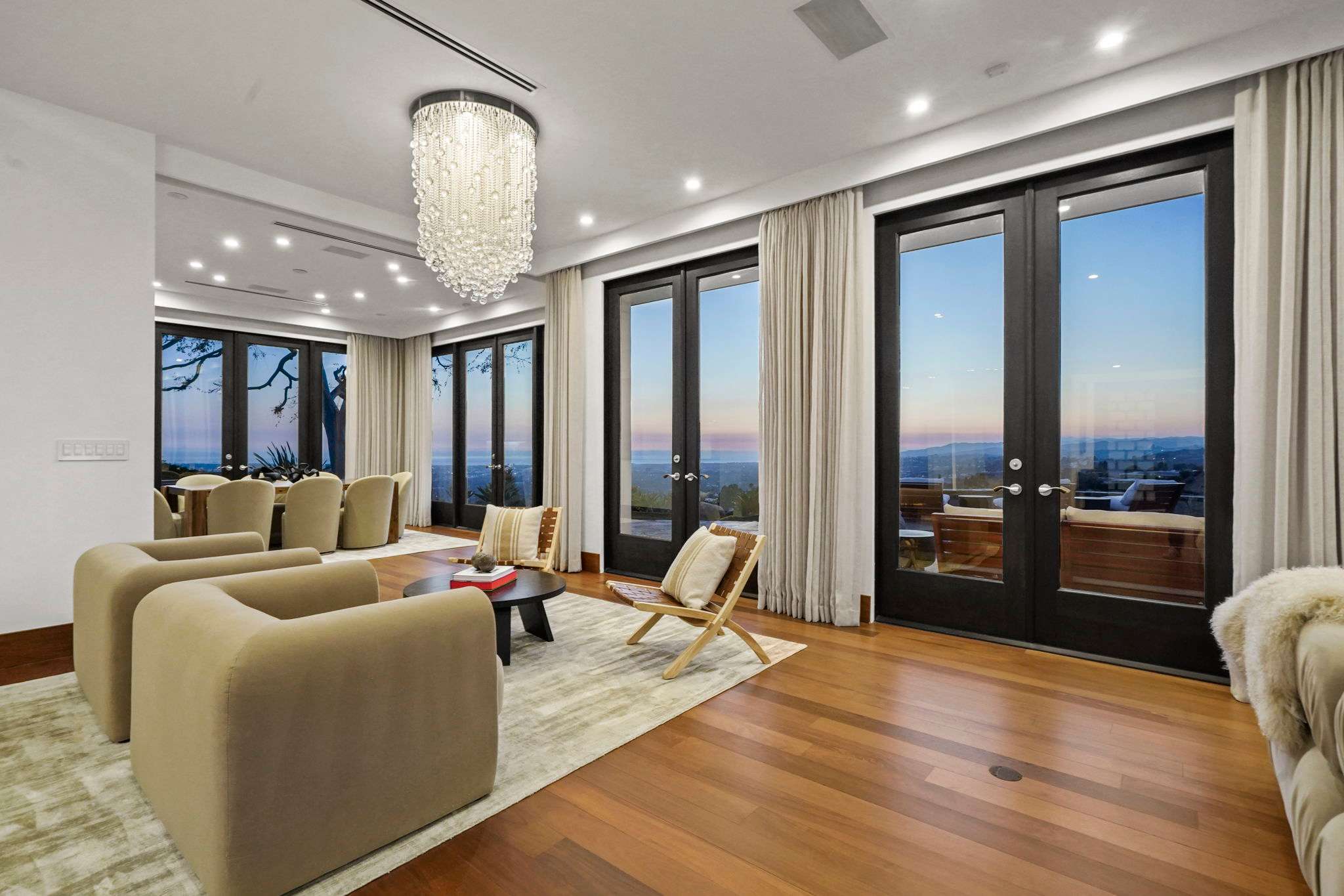 Sink into plush seating and let the views take your breath away.