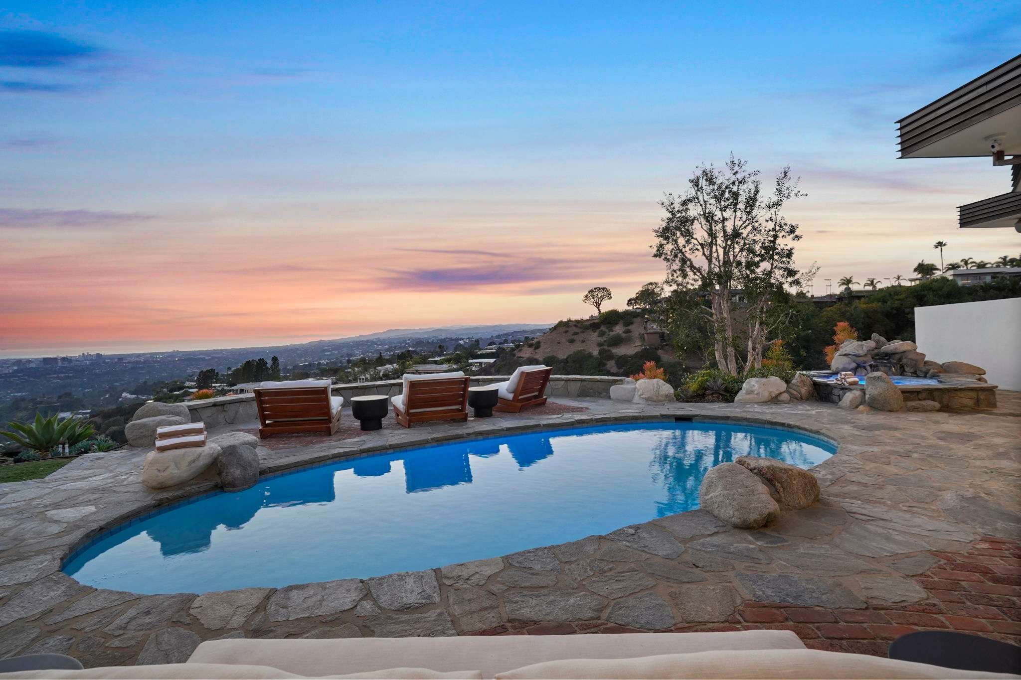 Experience serenity with a backdrop of endless horizons.