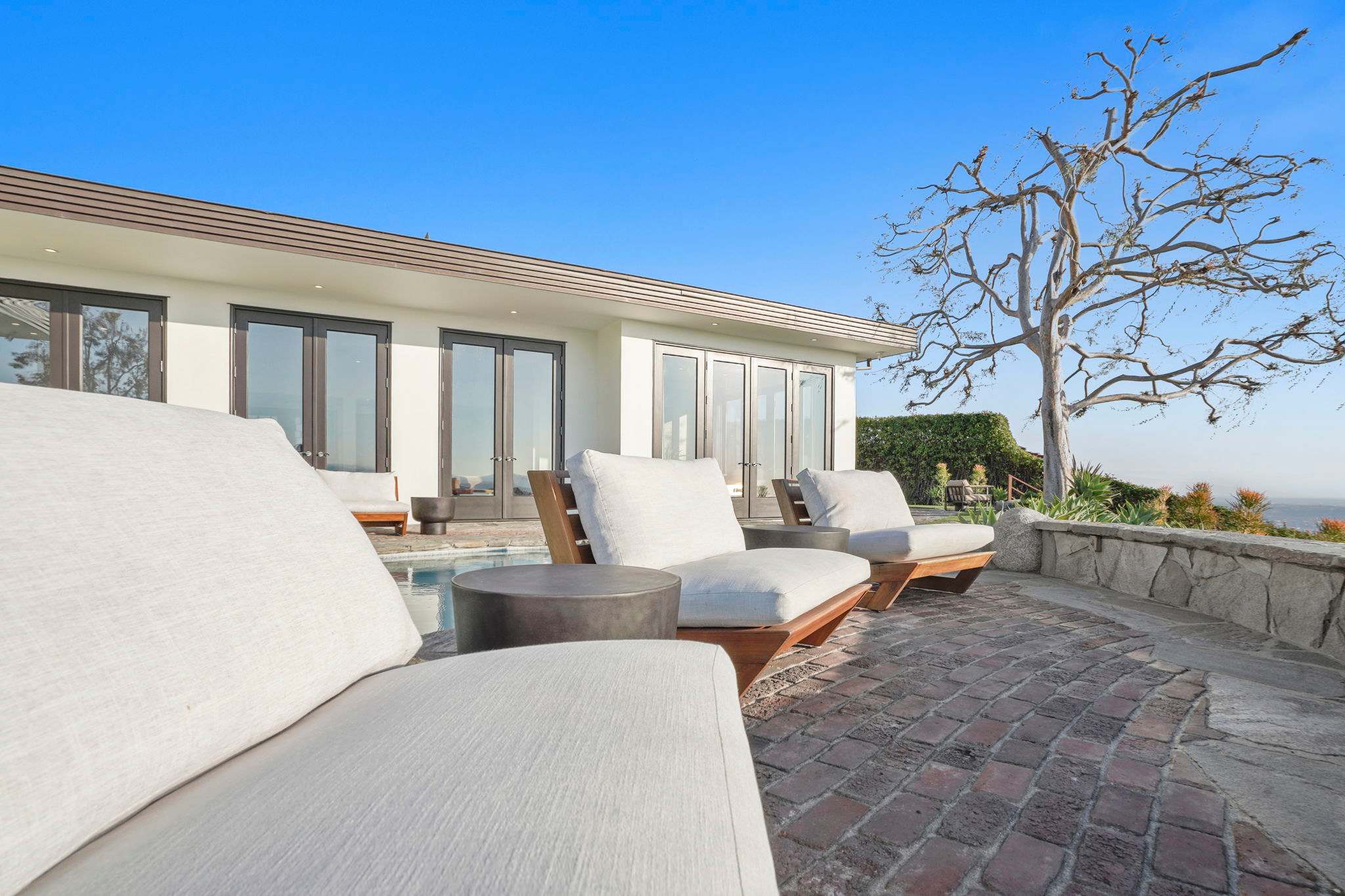 Custom-crafted outdoor furniture ensures unmatched comfort.
