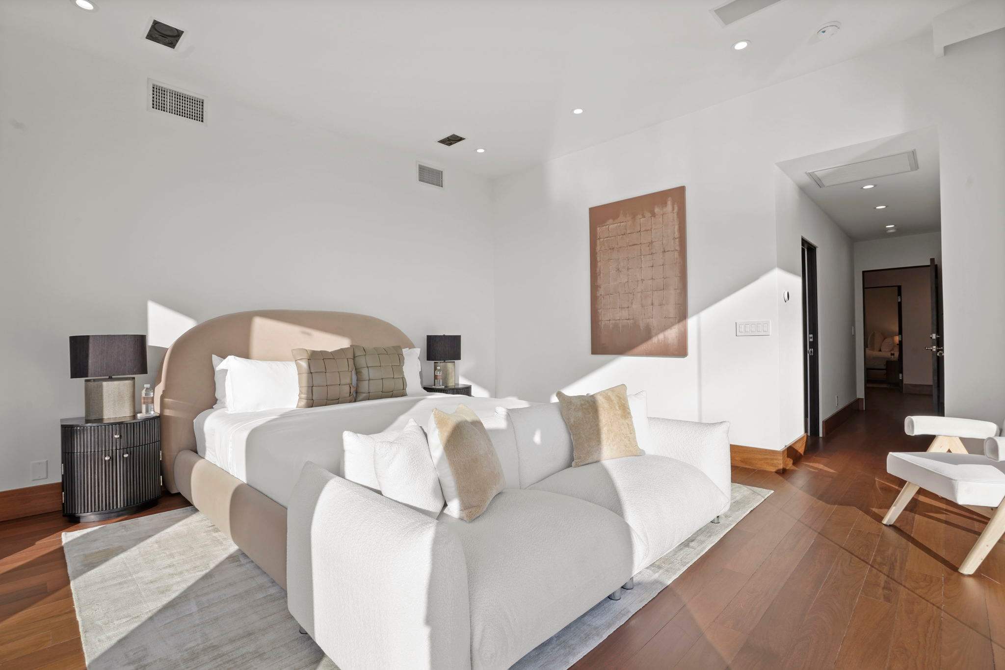 Soft pillows and a plush duvet add layers of comfort for restful nights.