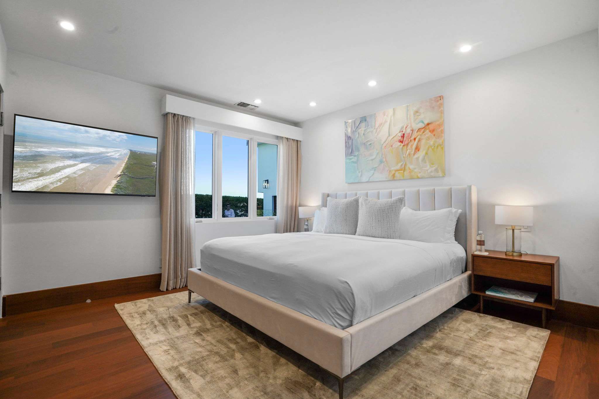 Adjust the lighting to match your mood and create the perfect ambiance.