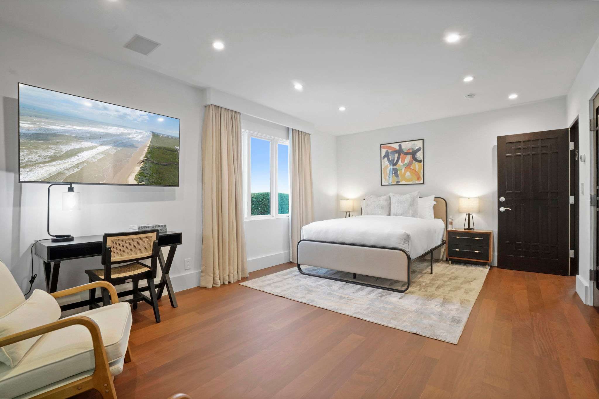 Let calming tones and modern design set the stage for pure relaxation.