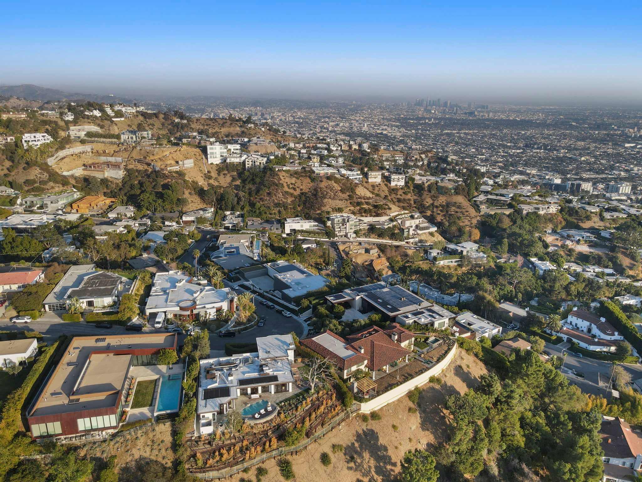 An exclusive retreat perched high above the cityscape.