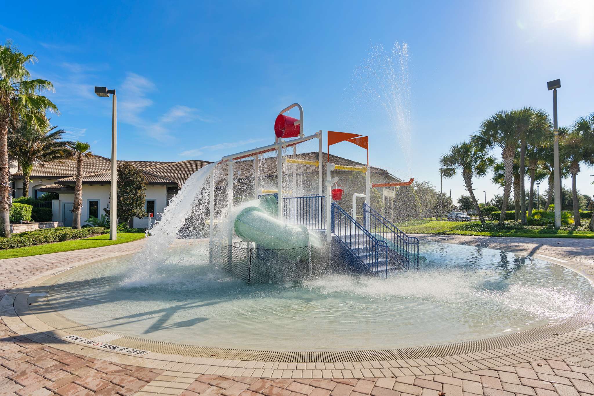 Children's Splash Pad Playground at the Resort Clubhouse