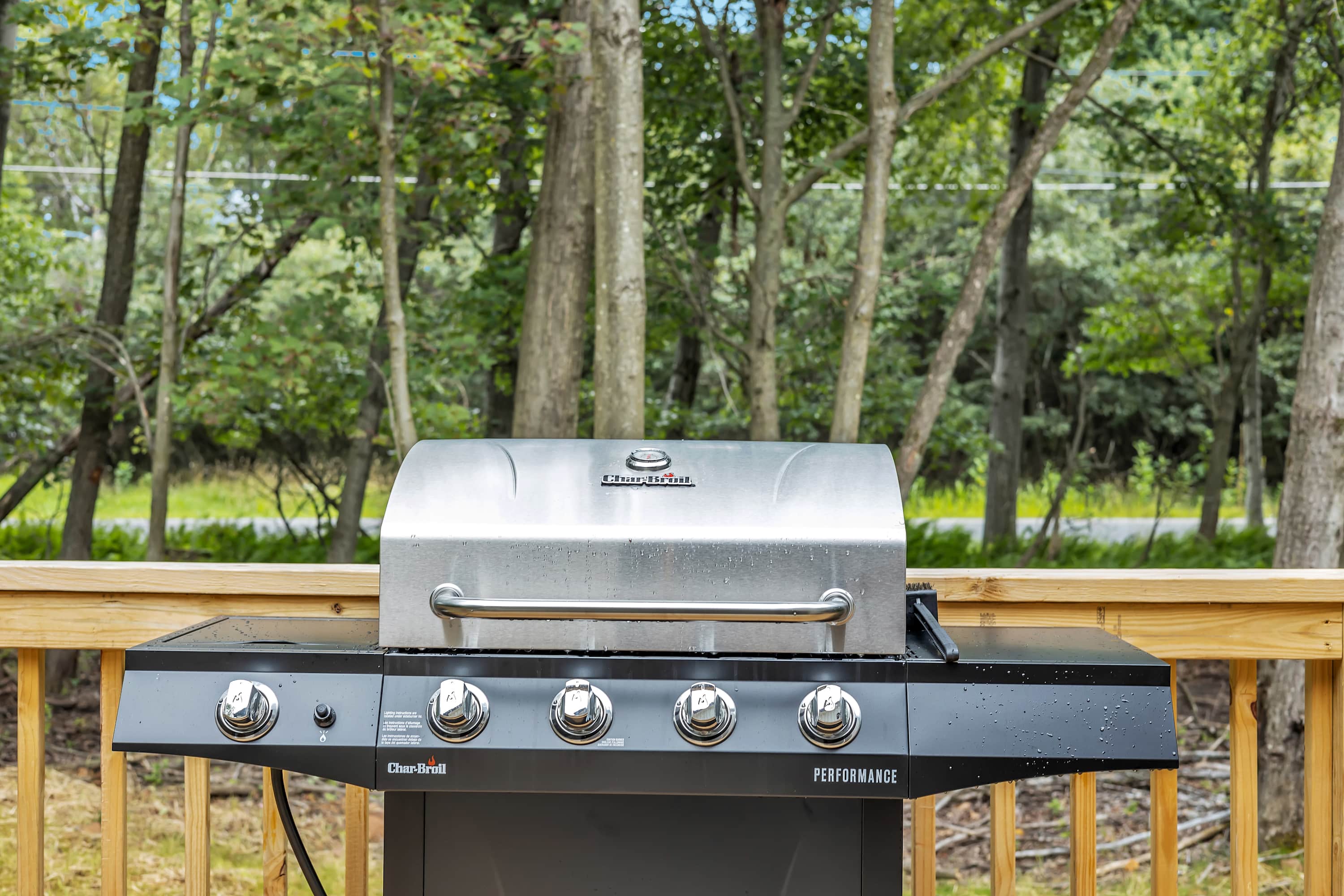 Fire Up the Grill – A well-equipped outdoor grill station, ready for cookouts and backyard feasts with family and friends.