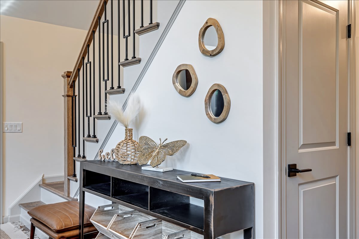 Park your belonging here when entering into our home! 