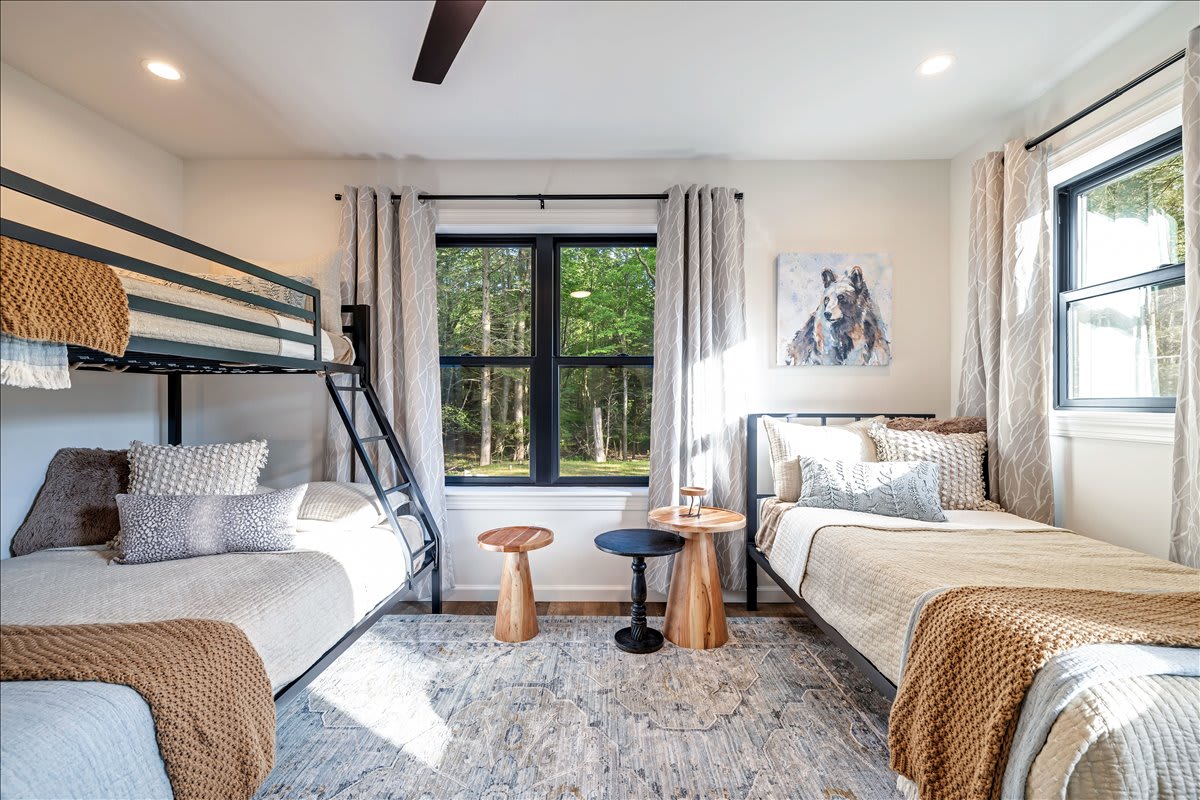 Perfect for families or groups, bedroom 4 features a bunk bed and single bed for ultimate flexibility and comfort.