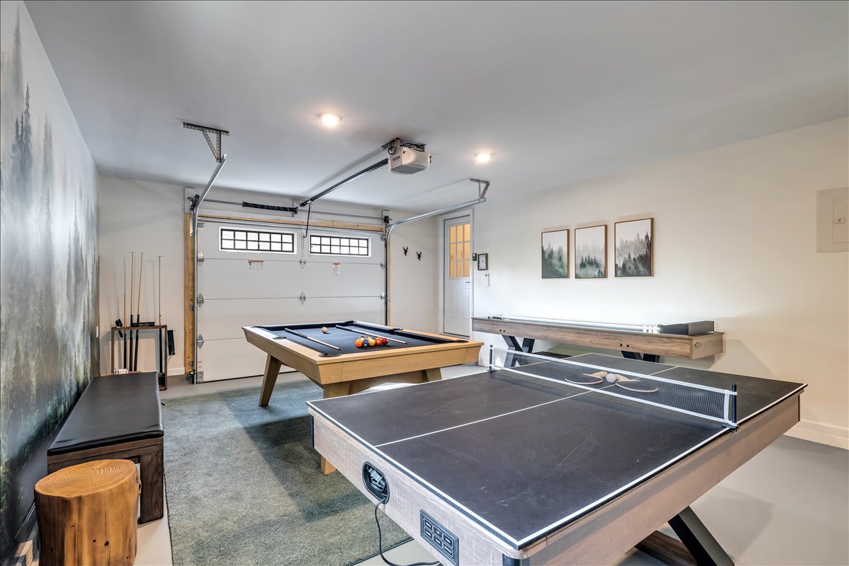 Can't beat pool, table tennis, shuffle board and air hockey! 