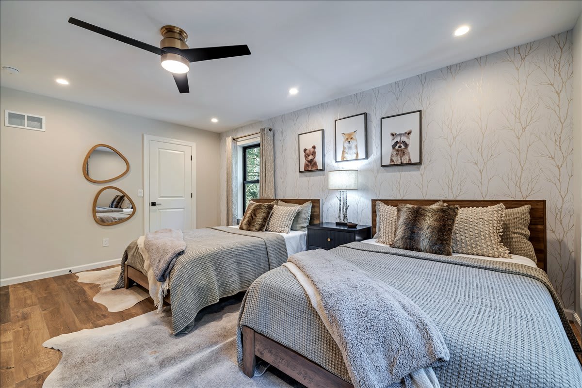 Perfect for families or groups, bedroom 4 features a bunk bed and single bed for ultimate flexibility and comfort.