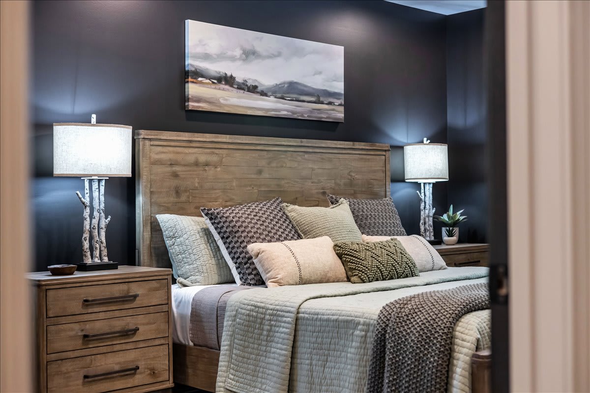 Sneak peak into Bedroom 2 - With a full sized king mattress! 