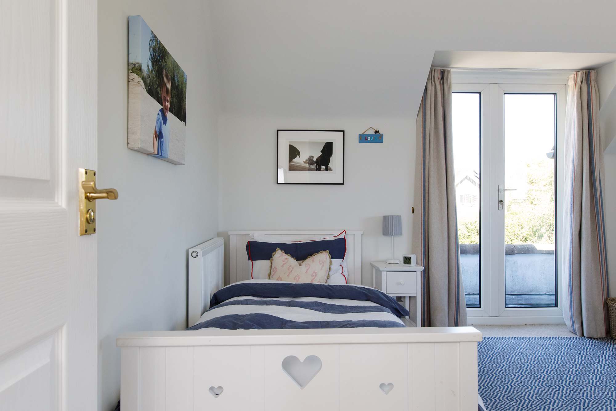 The room is beautifully decorated and perfect for children.