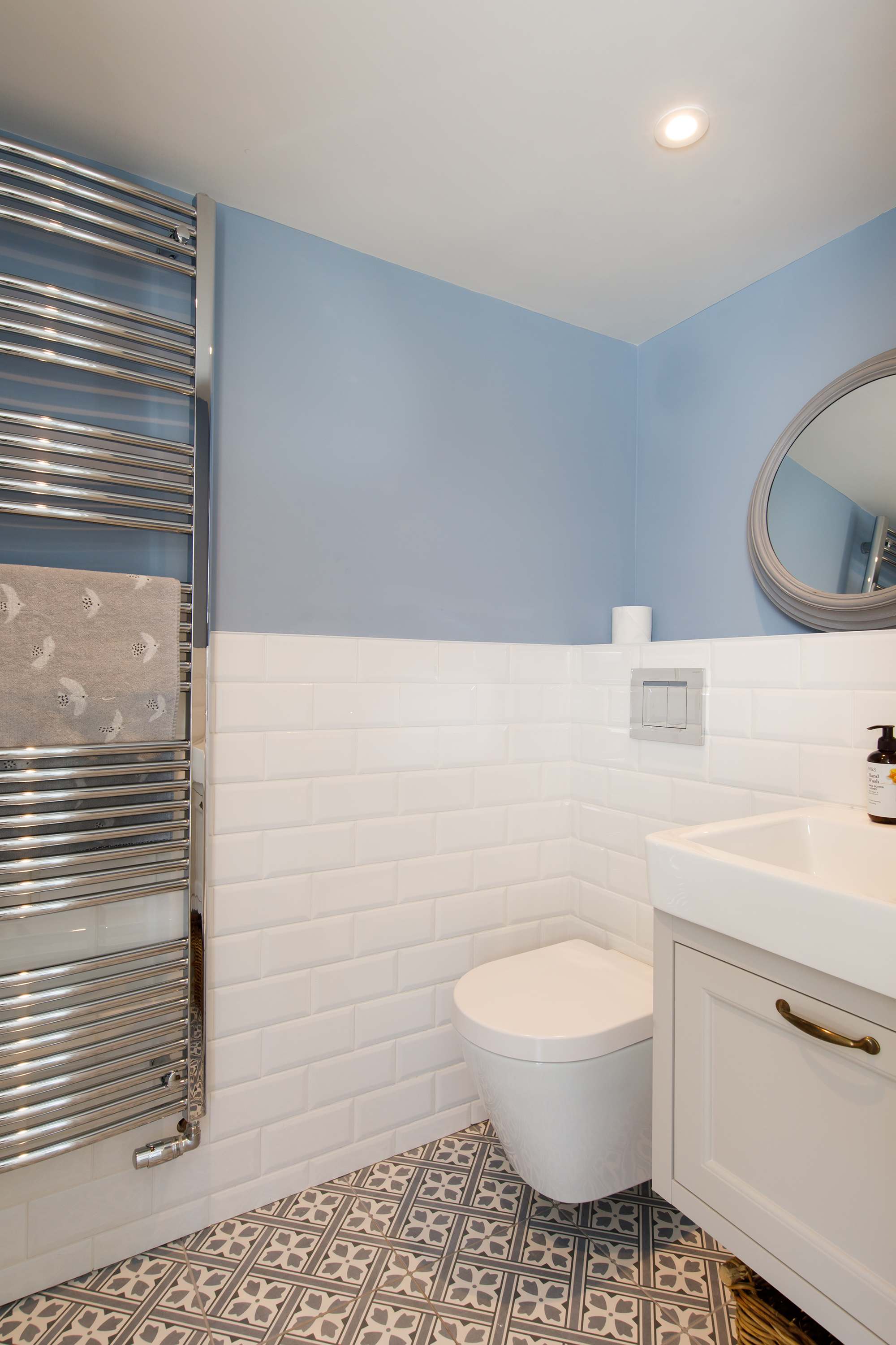 A second downstairs cloakroom can be found off the dining room.