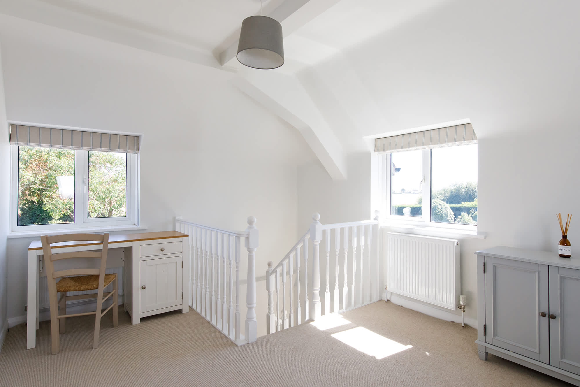 The home is light and airy throughout.